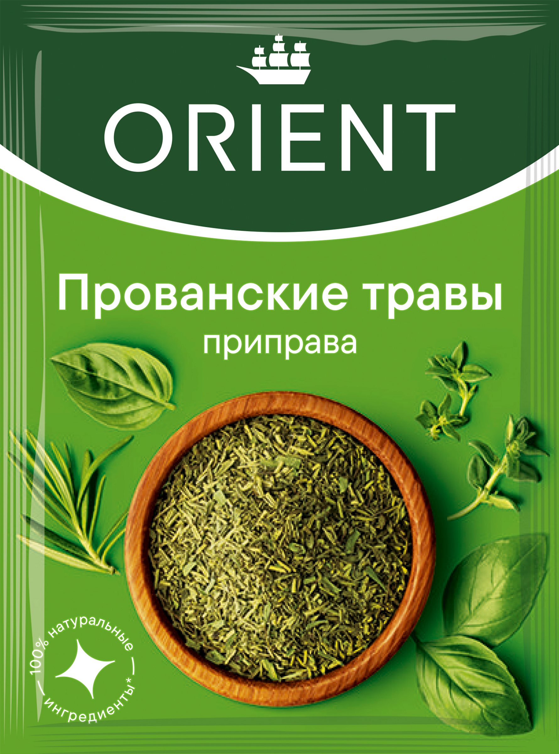 Изображение товара Приправа Прованские травы ORIENT 9г натуральные специи для блюд