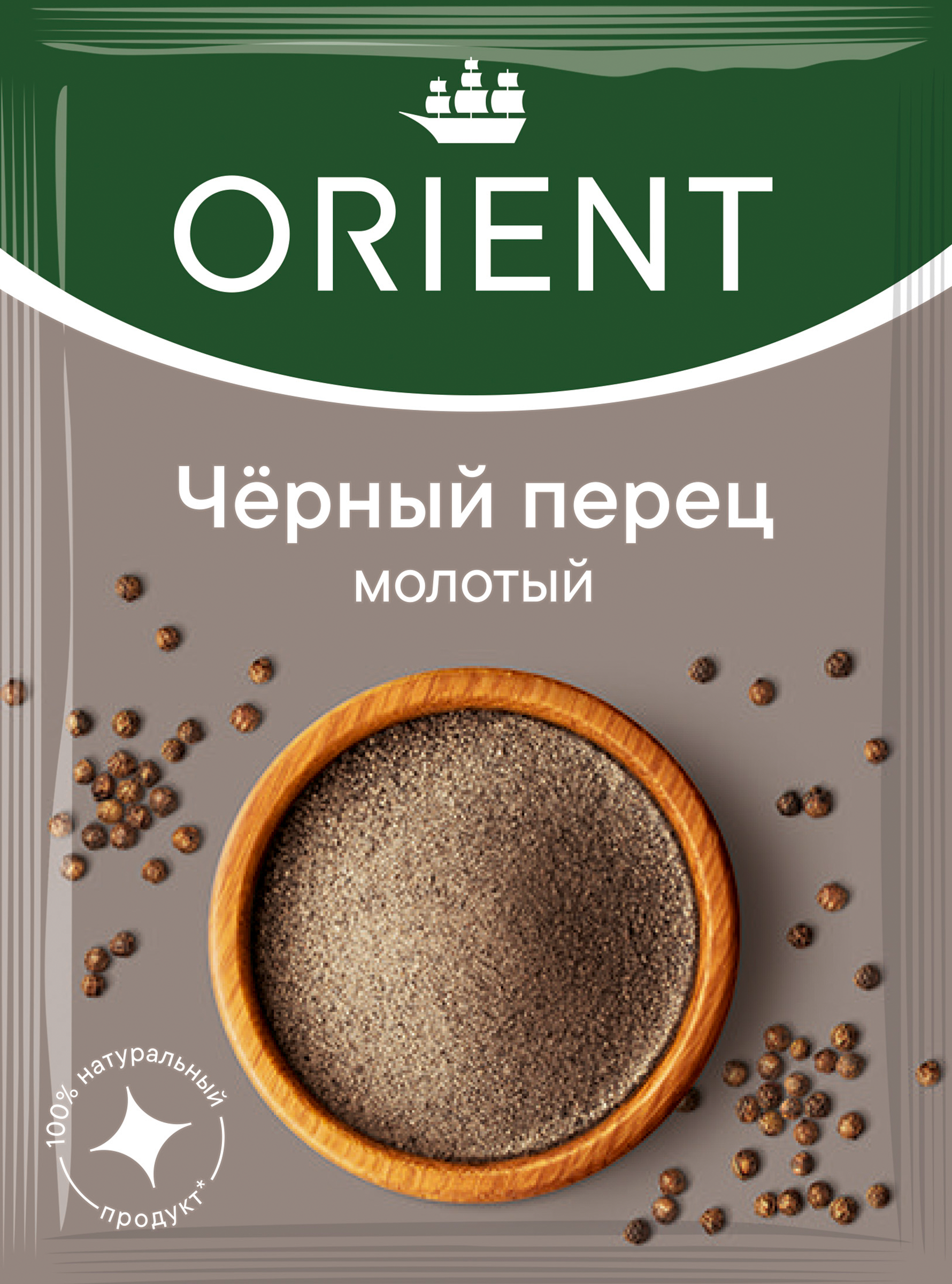 Изображение товара Перец черный ORIENT молотый, 10г