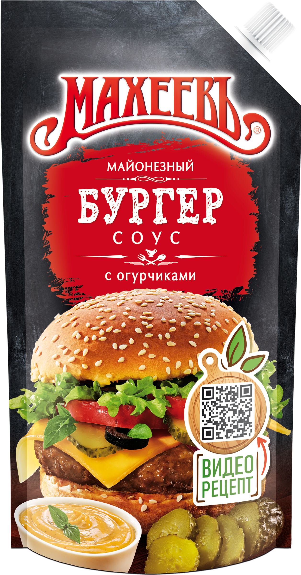 Изображение товара Соус майонезный МАХЕЕВЪ Бургер-соус 50,5%, 200мл