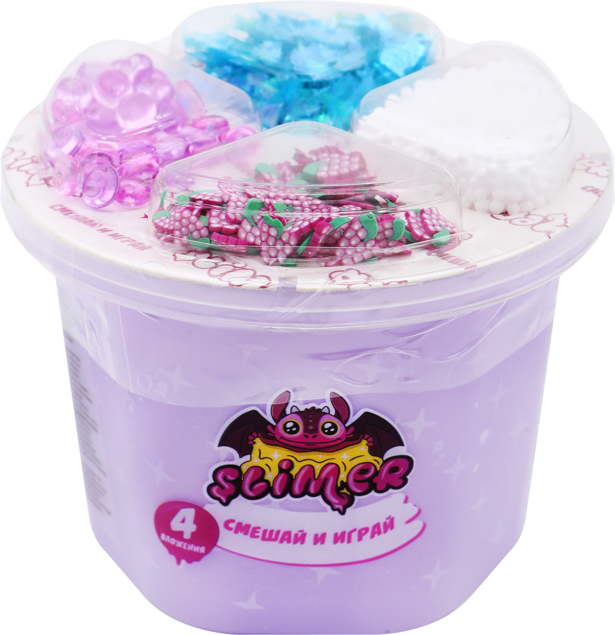 Изображение товара Игрушка SLIMER Единорог из пластичных масс 250мл для детей 3+