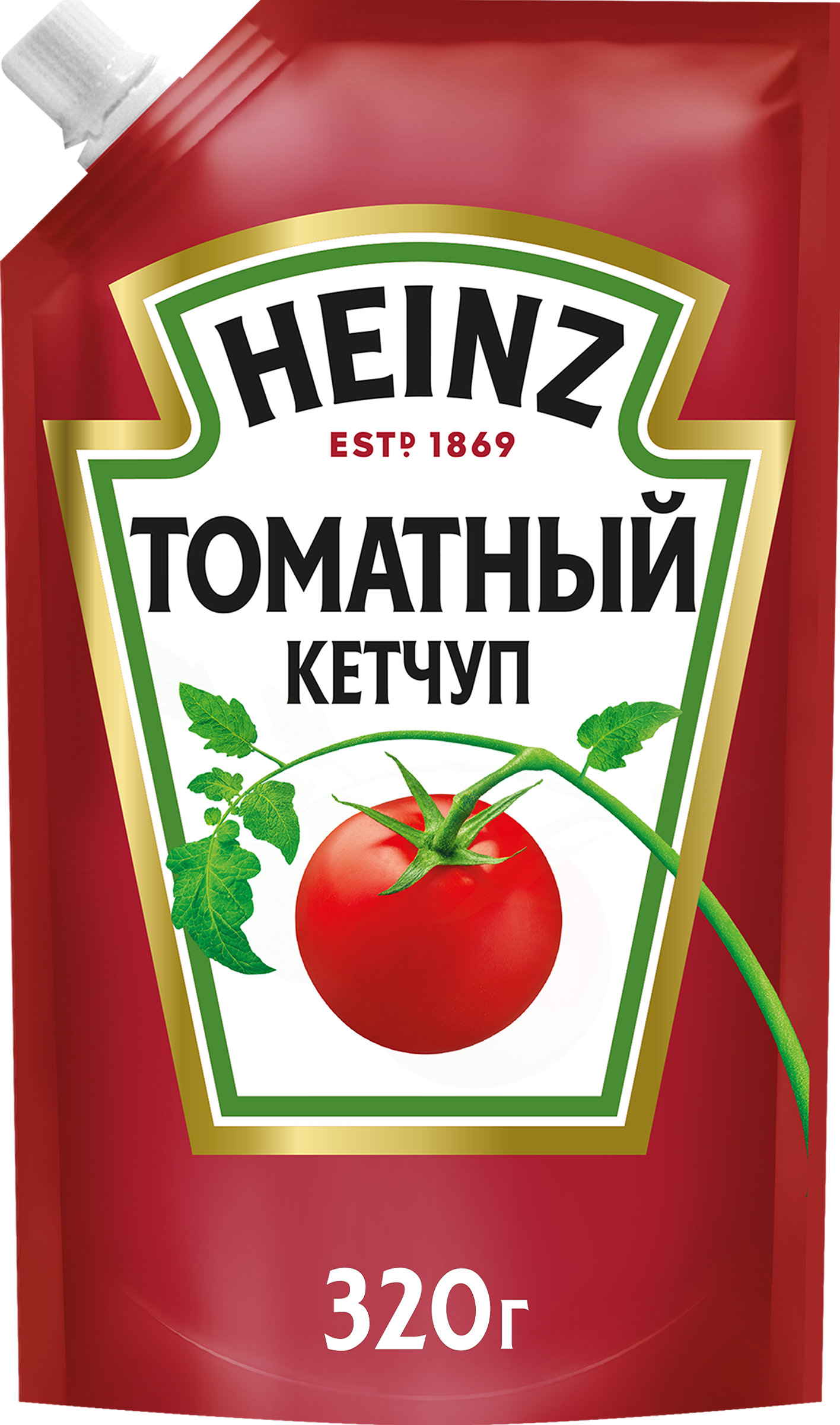 Изображение товара Кетчуп HEINZ Томатный 320г натуральный, универсальный со вкусом томатов