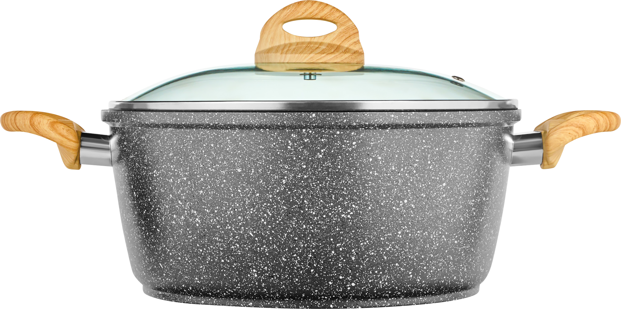 Изображение товара Кастрюля HOMECLUB Scandia литой алюминий 4л антипригарное покрытие