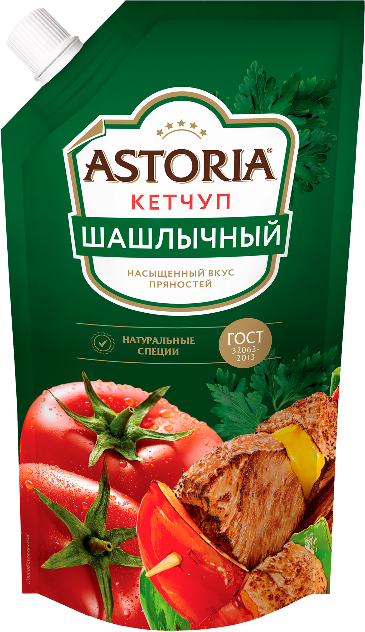 Изображение товара Кетчуп АСТОРИЯ Шашлычный 330г для шашлыков и мясных блюд