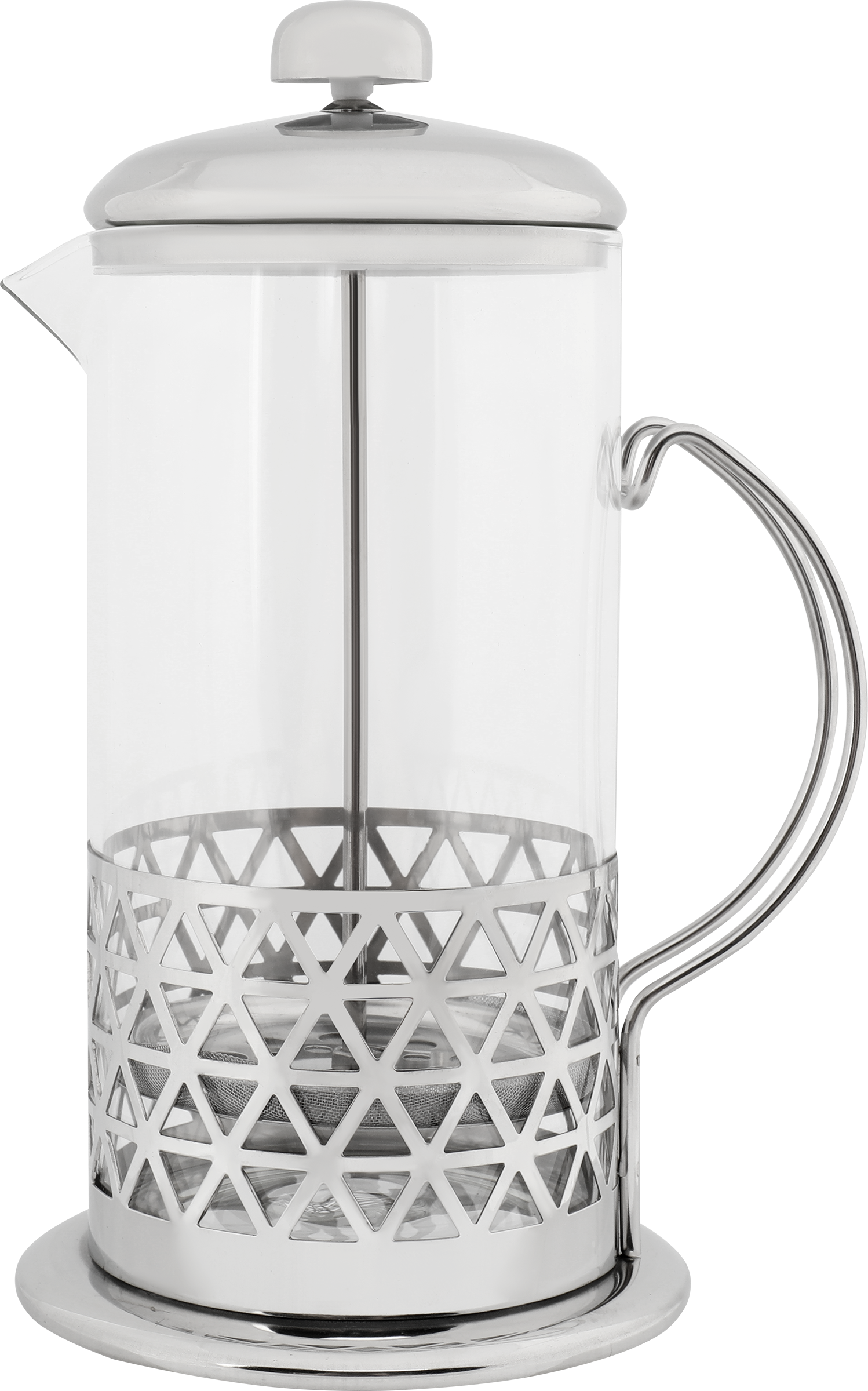 Изображение товара Френч-пресс HOMECLUB Classic стекло нержавеющая сталь 1л для заваривания напитков