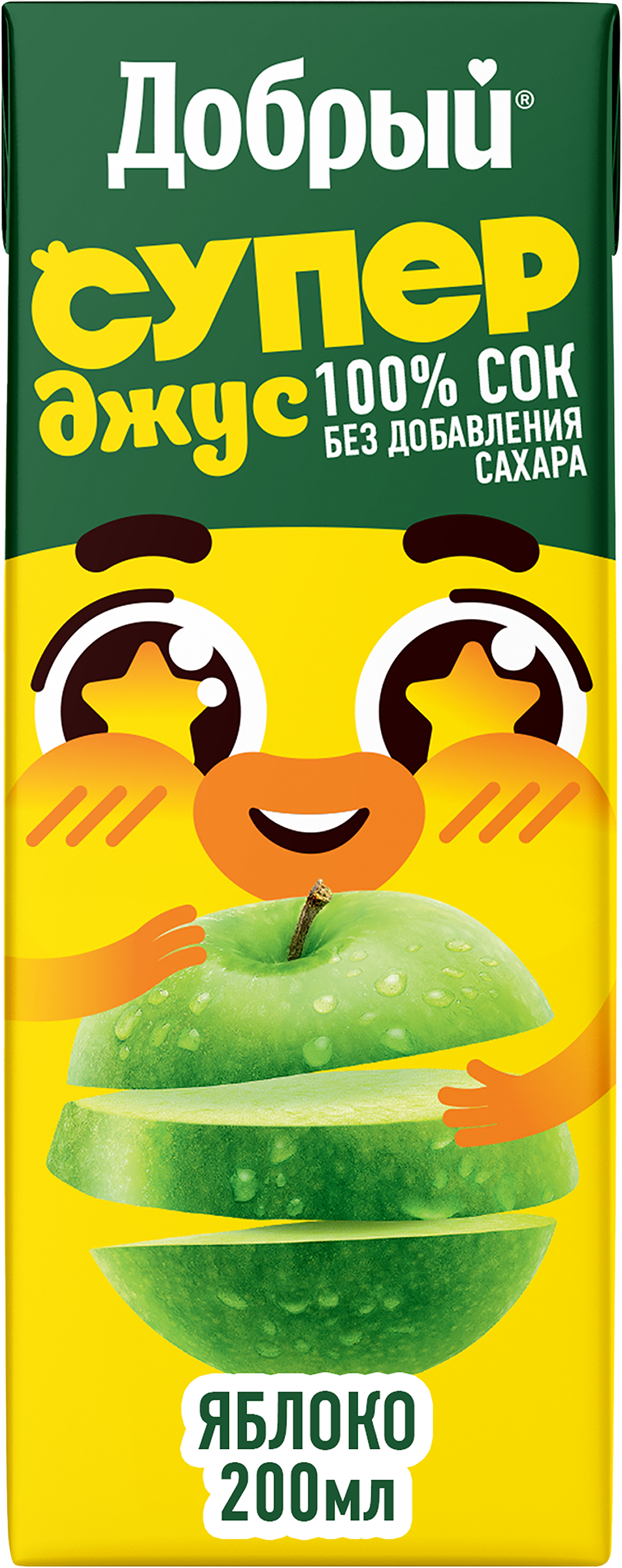 Изображение товара Сок ДОБРЫЙ Active kid Яблочный, 0.2л