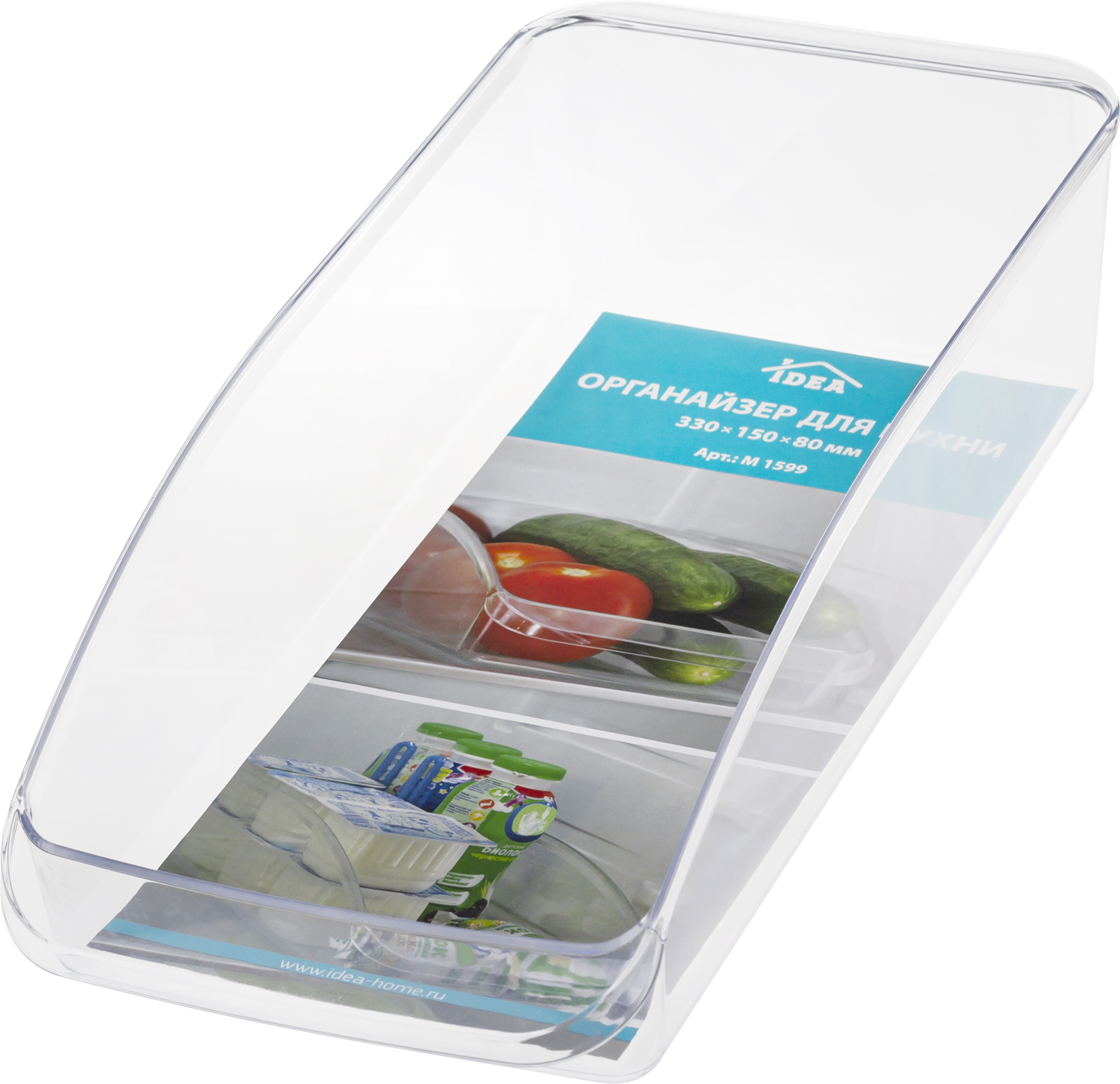 Изображение товара Органайзер для кухни IDEA прозрачный 33х15х8см
