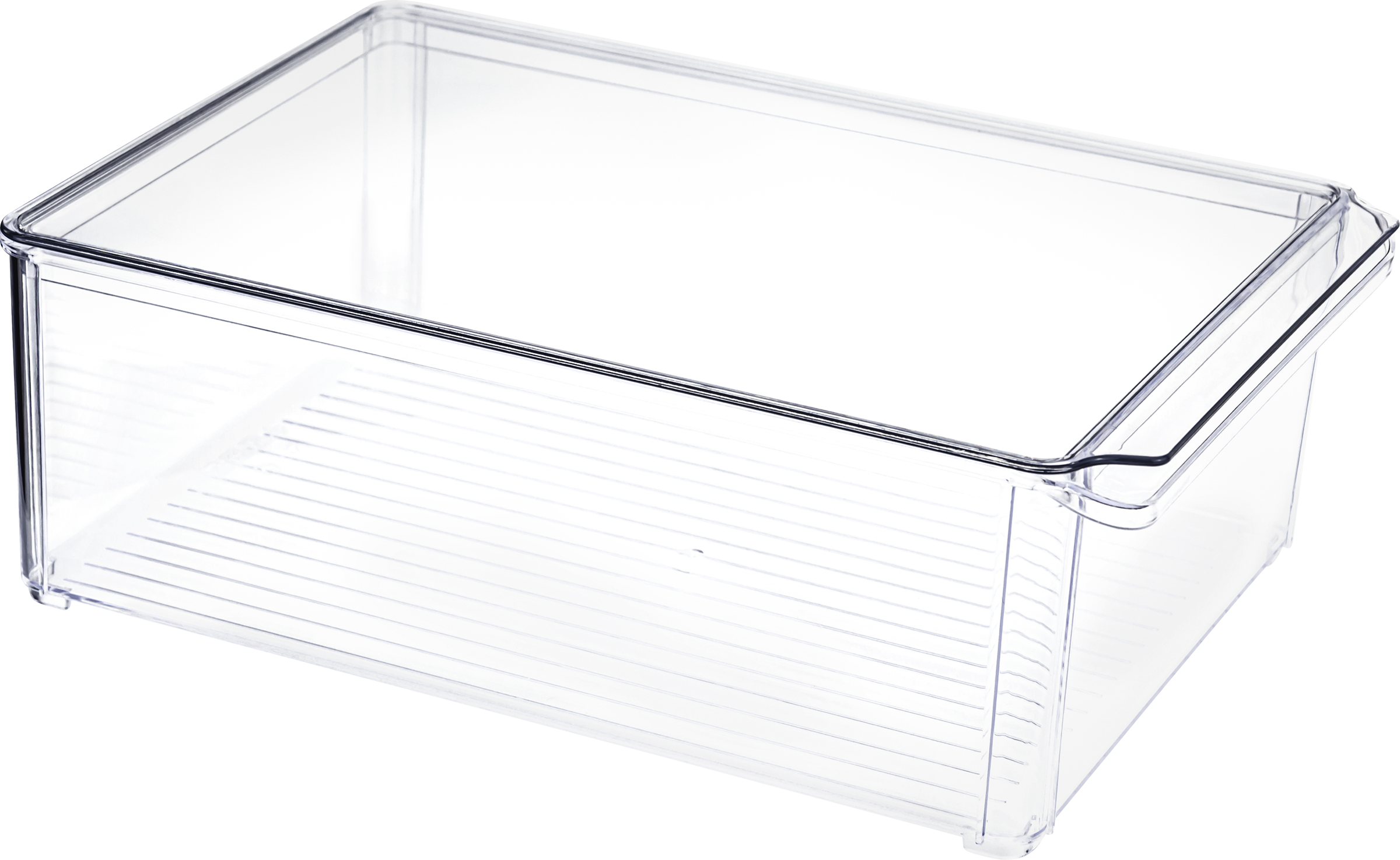 Изображение товара Органайзер для холодильника IDEA 20х30х10см с крышкой прозрачный