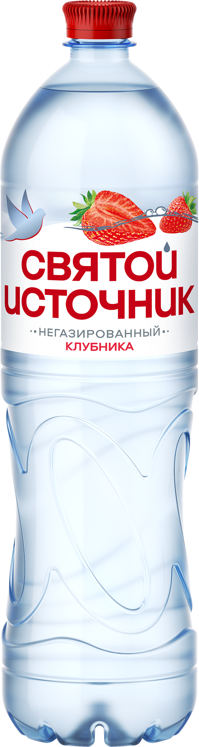 Изображение товара Напиток СВЯТОЙ ИСТОЧНИК со вкусом клубники негазированный, 1.5л