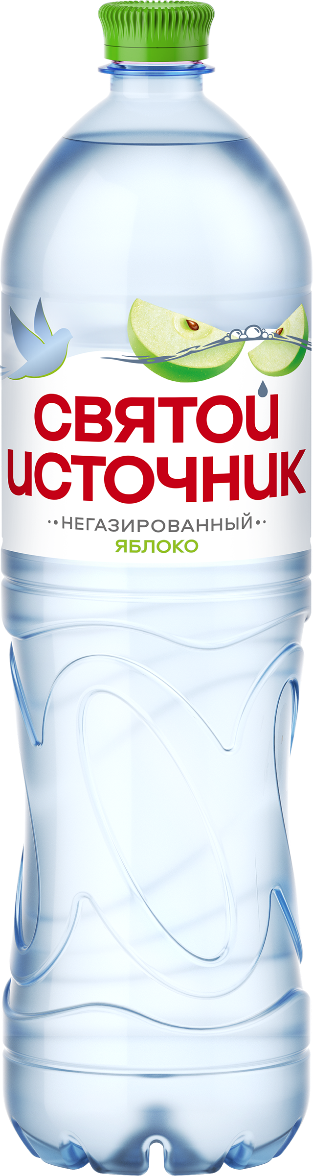 Изображение товара Напиток СВЯТОЙ ИСТОЧНИК со вкусом яблока негазированный, 1.5л