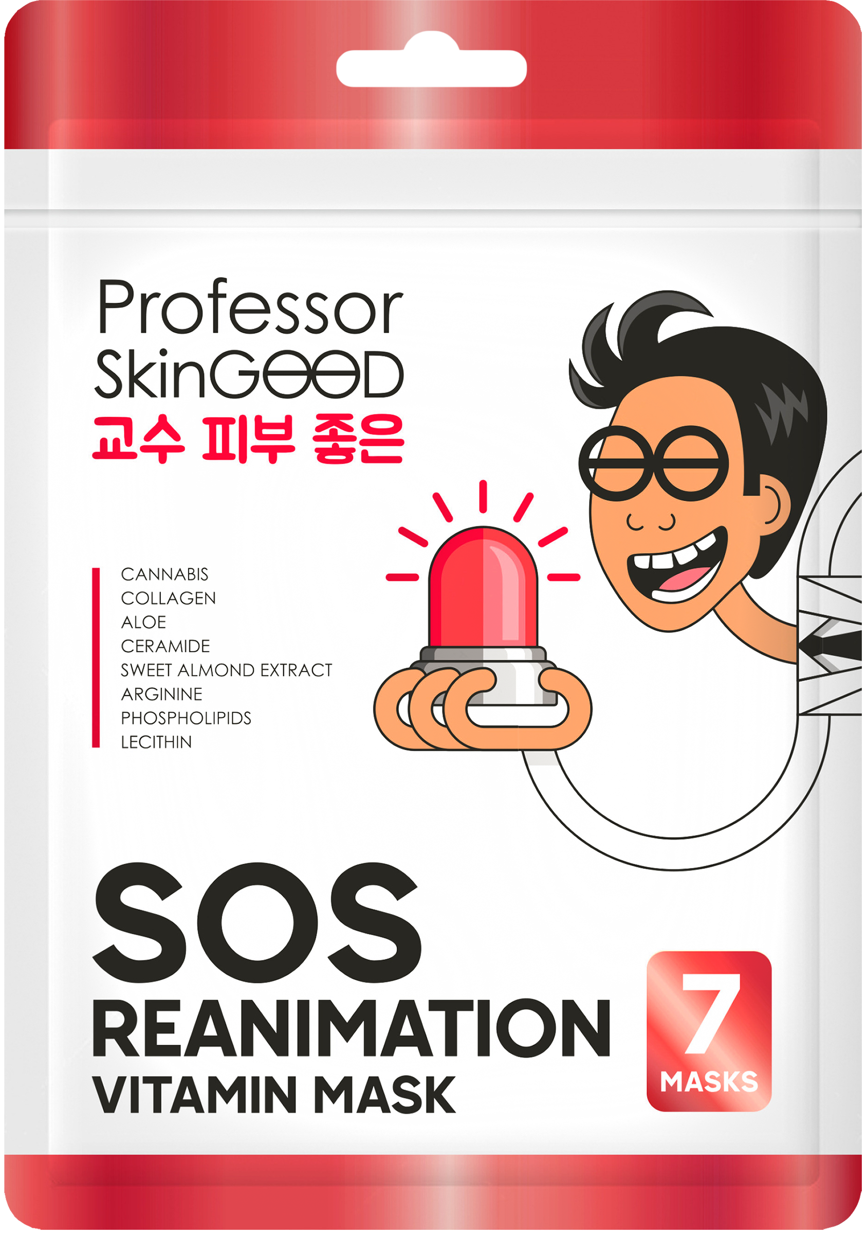 Изображение товара Маска для лица PROFESSOR SKINGOOD Фантастическое питание анти-стресс, 7шт