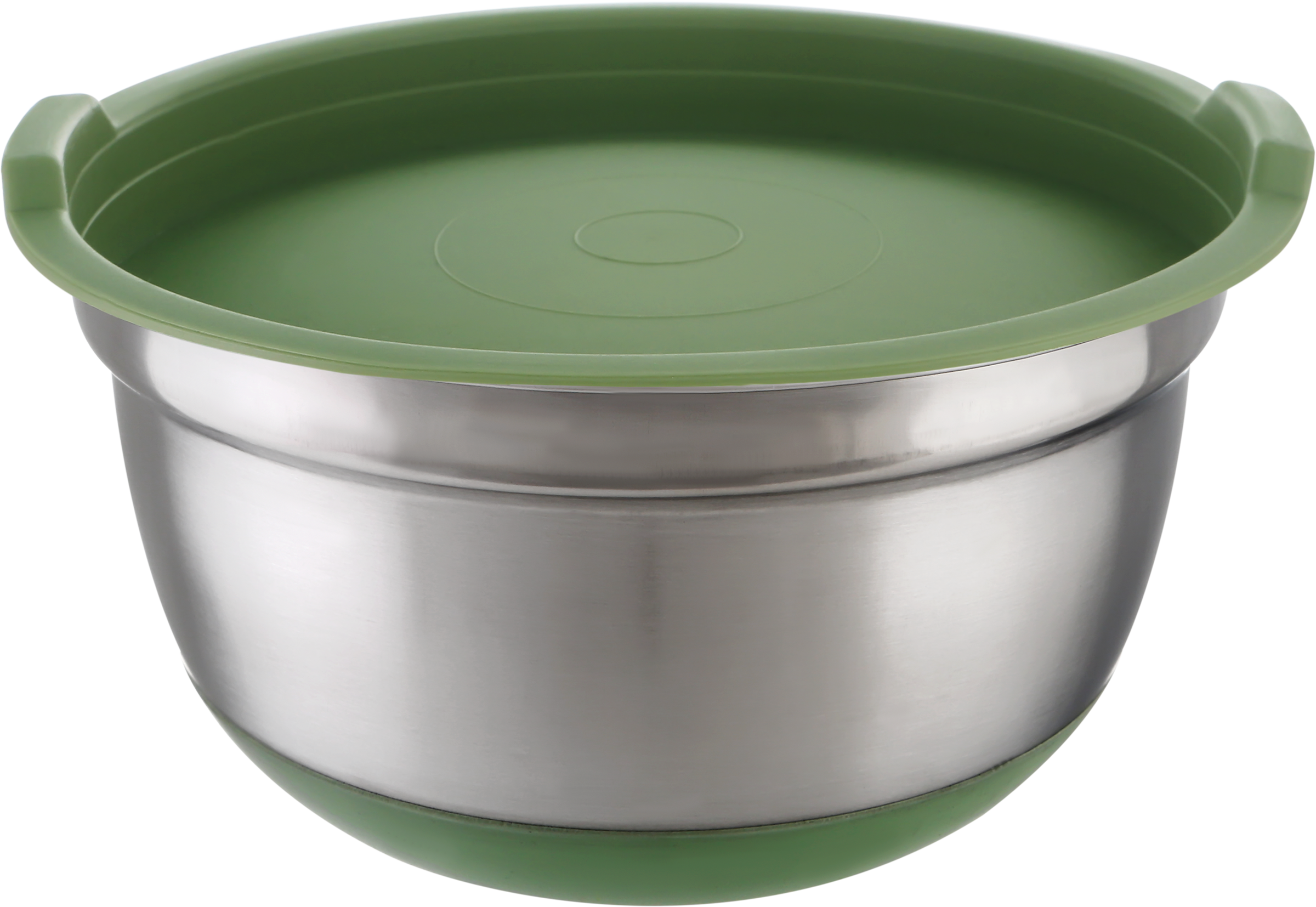 Изображение товара Миска HOMECLUB 1.5л с крышкой и силиконовым дном d=17см