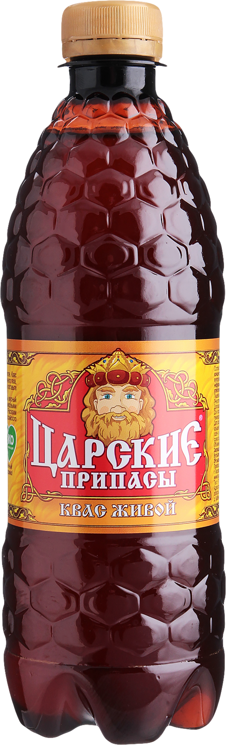 Изображение товара Квас ЦАРСКИЕ ПРИПАСЫ живой традиционный, 500мл