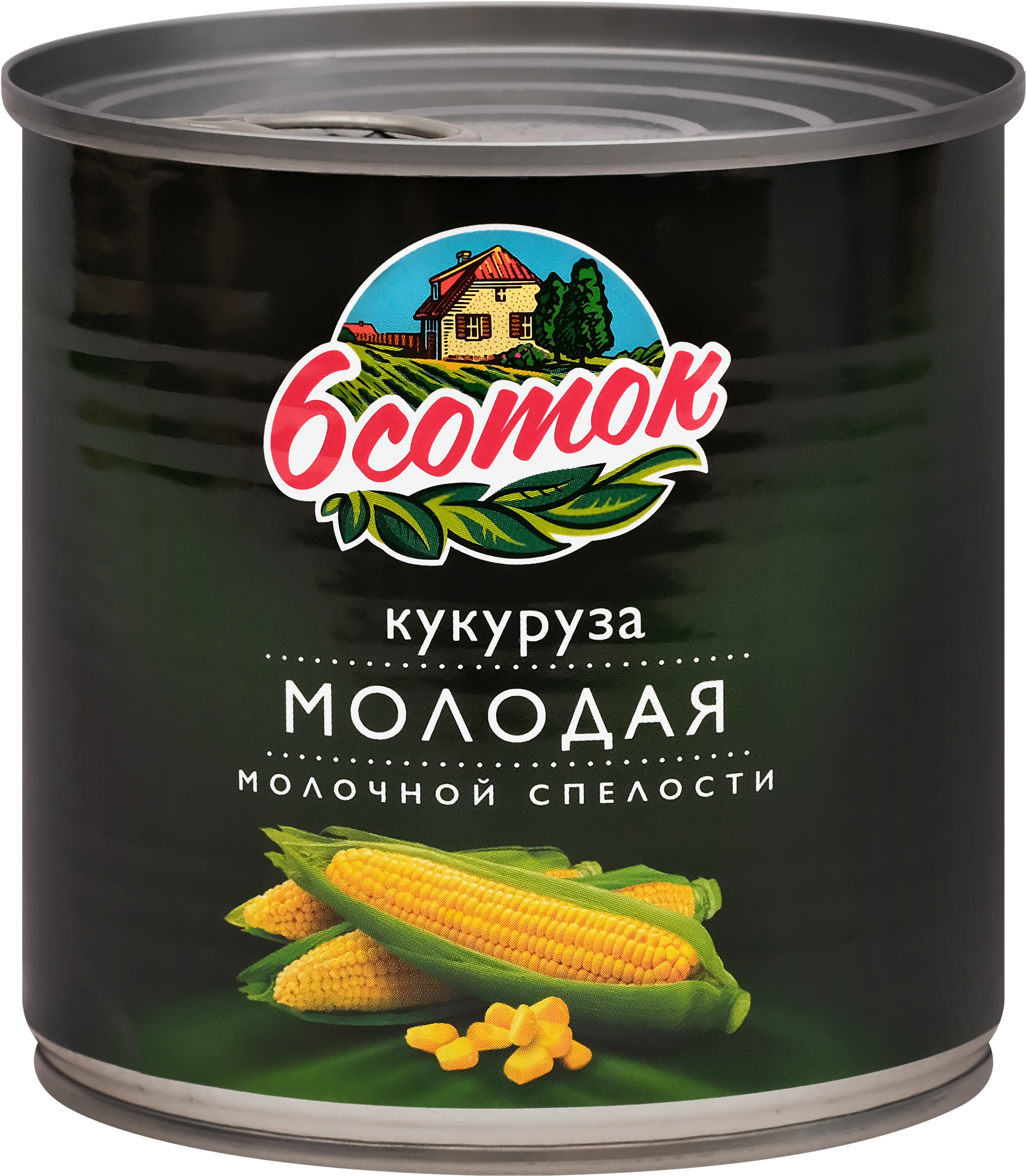 Изображение товара Кукуруза 6 СОТОК молодая, молочной спелости, 425мл