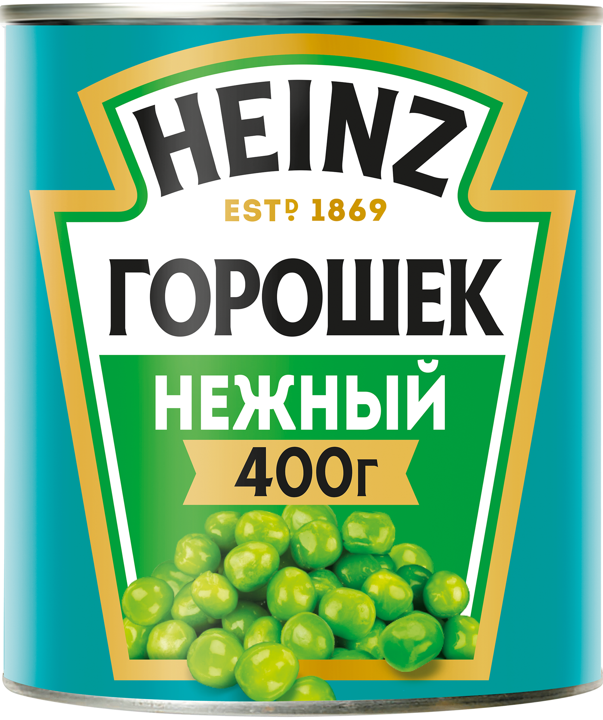 Изображение товара Горошек зеленый HEINZ Нежный, из мозговых сортов, 400г