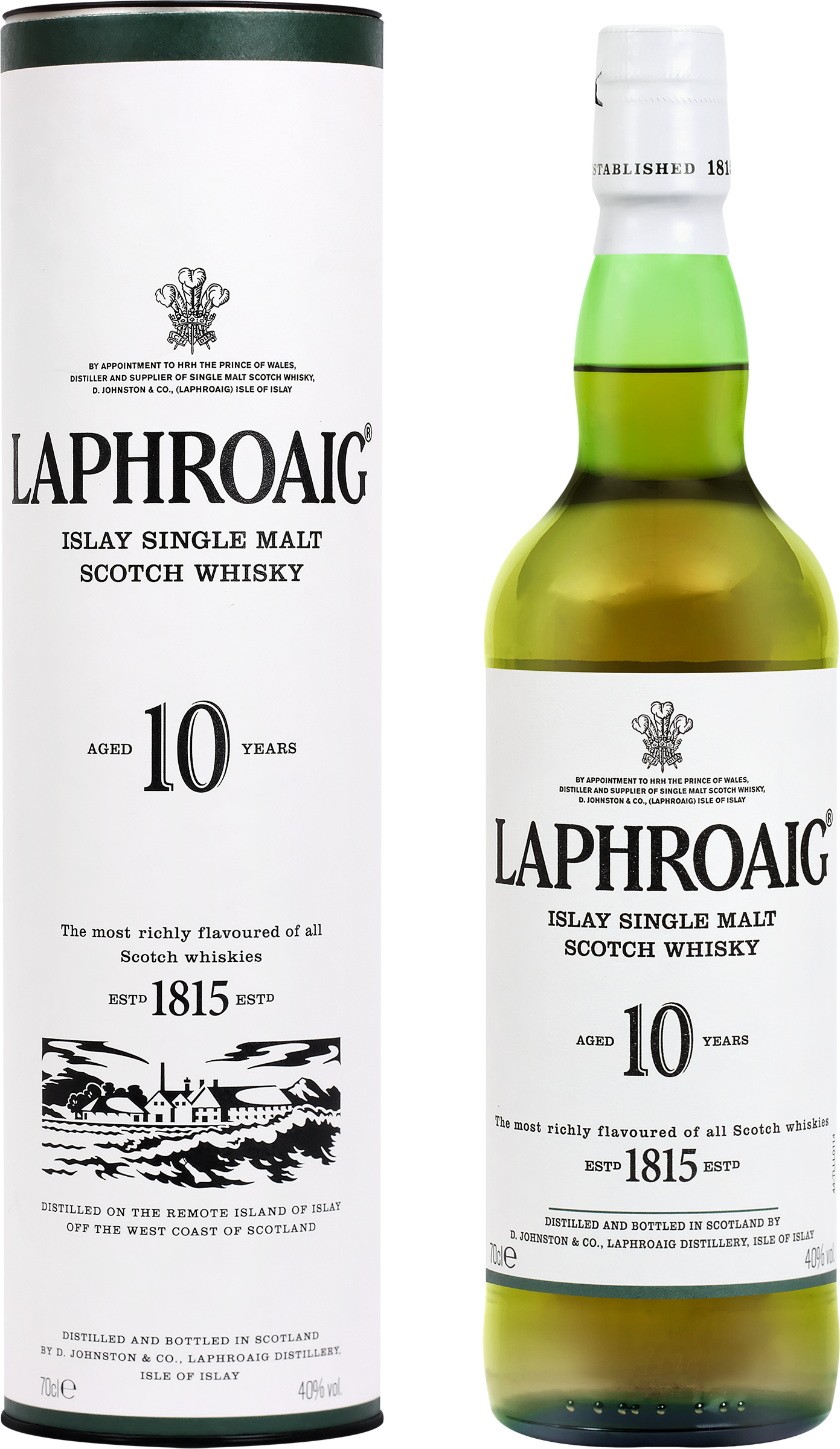 Изображение товара Виски LAPHROAIG Шотландский солодовый 10 лет 40% 0.7л