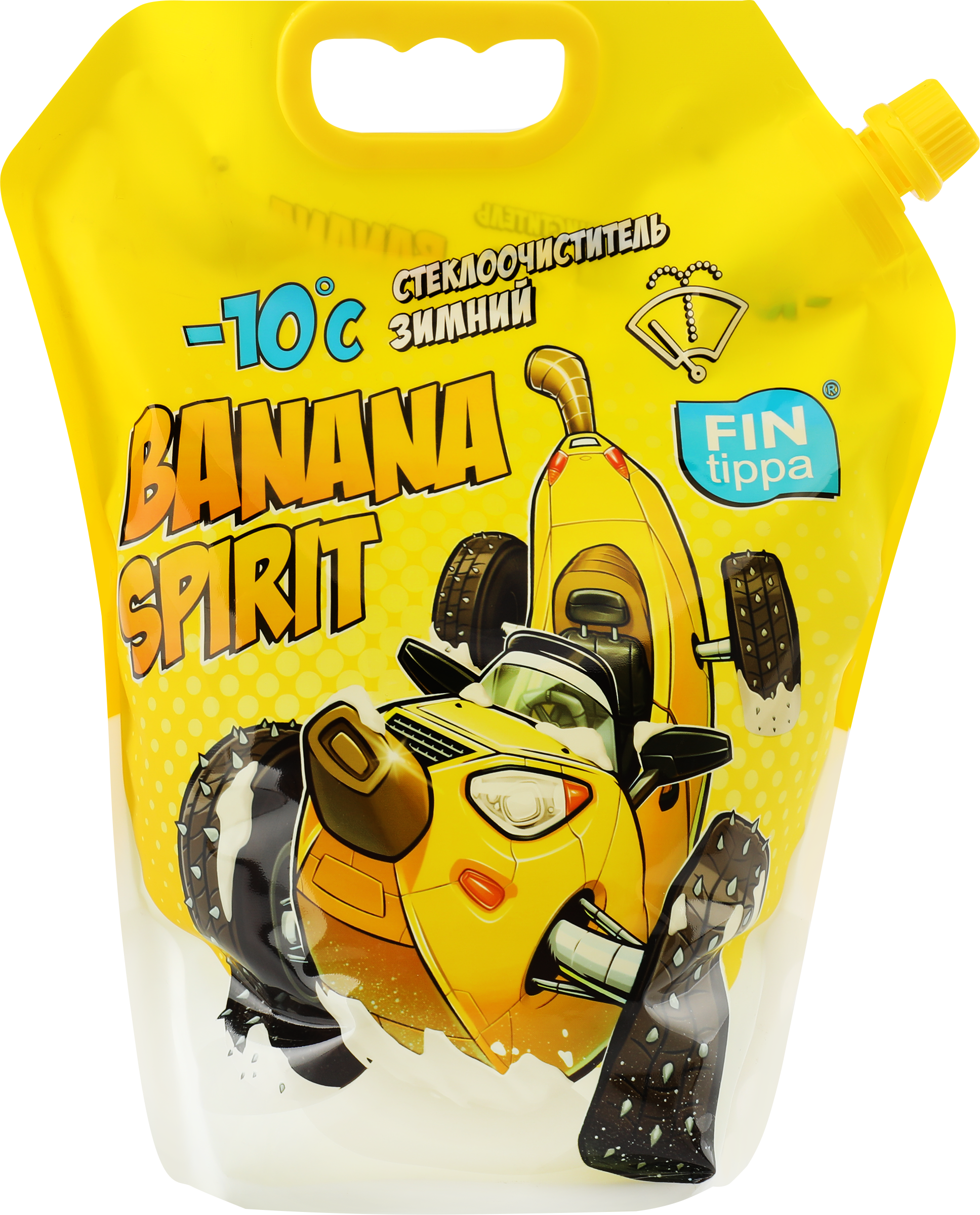 Изображение товара Стеклоочиститель FIN TIPPA Banana spirit до -10 градусов 3л для автомобиля