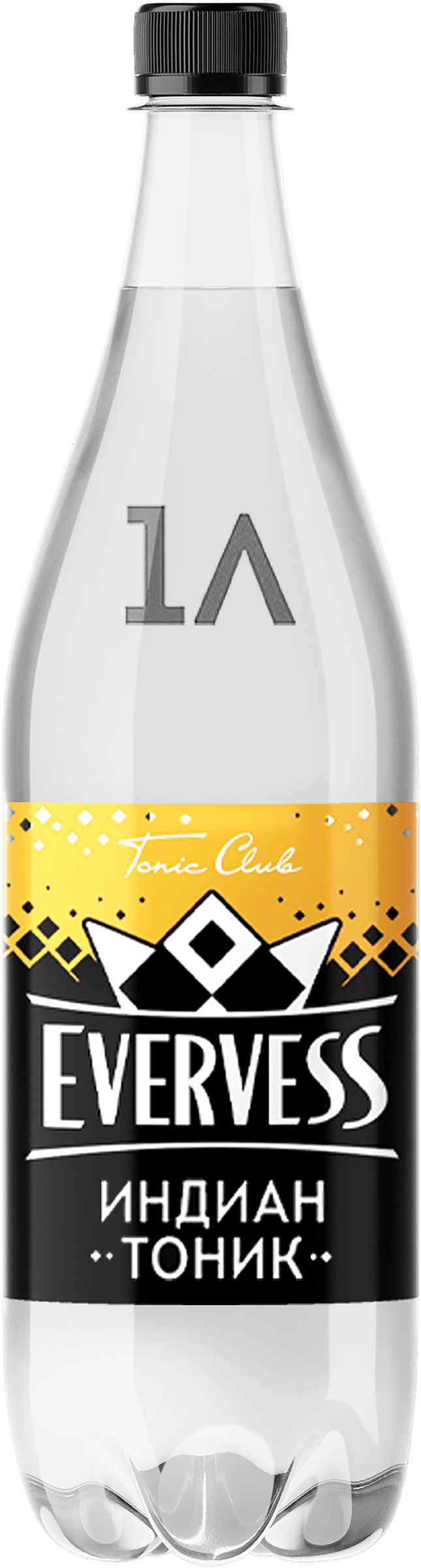 Изображение товара Напиток EVERVESS Индиан тоник сильногазированный 1л