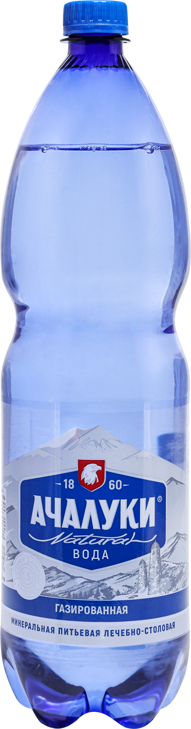 Изображение товара Вода минеральная АЧАЛУКИ лечебно-столовая газированная, 1.5л