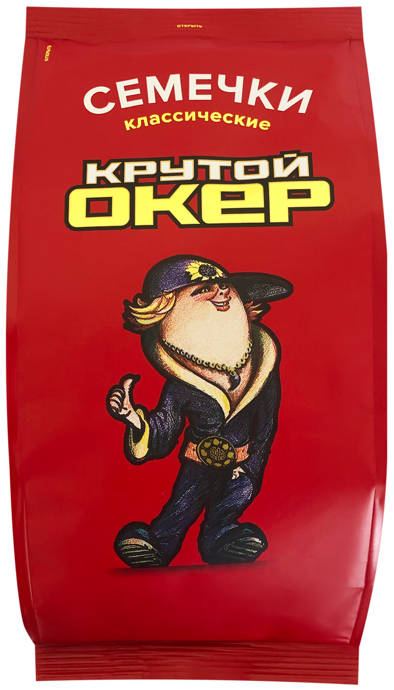 Изображение товара Семечки подсолнечника КРУТОЙ ОКЕР жареные, 400г