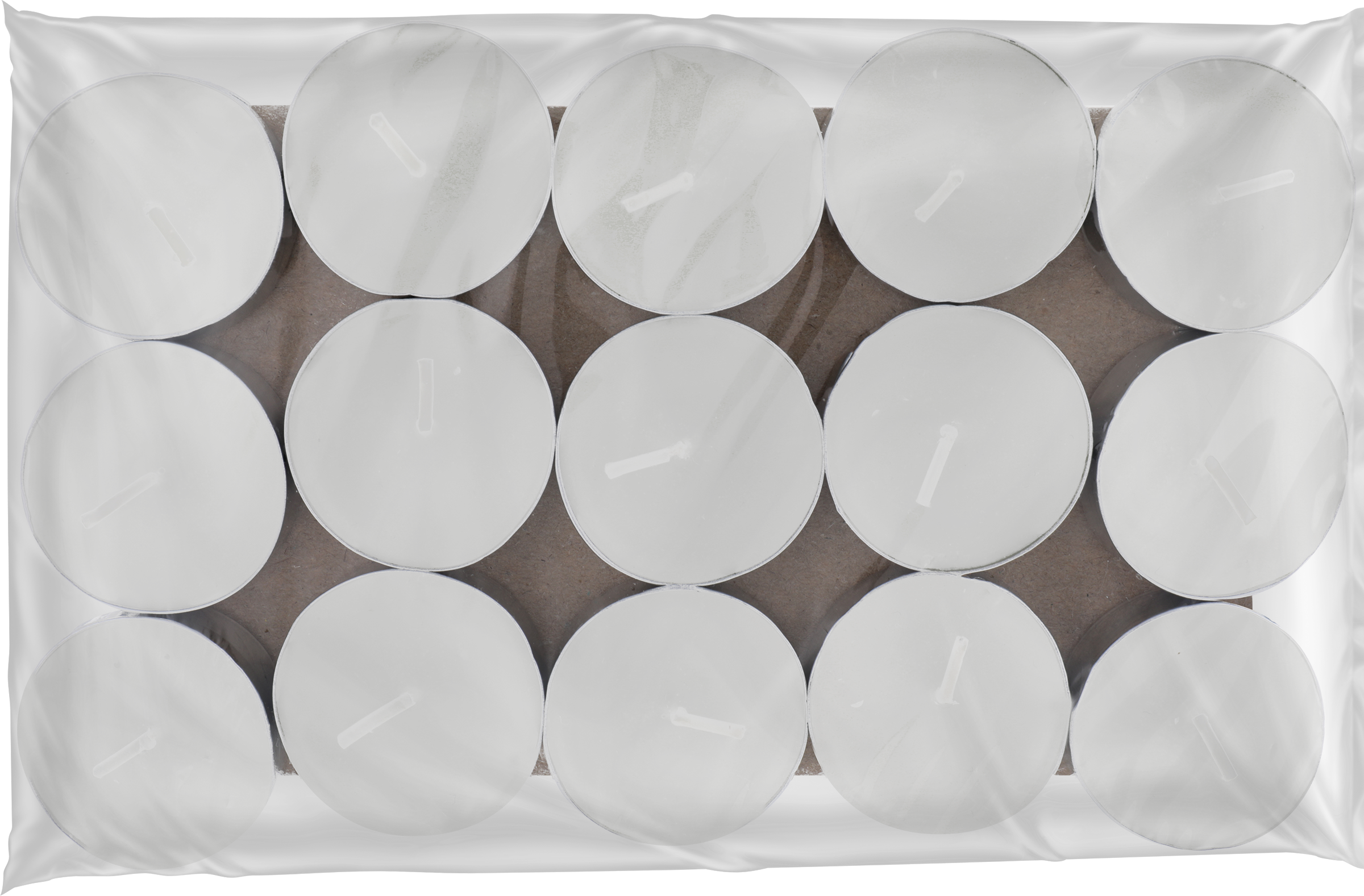 Изображение товара Свечи чайные 365 ДНЕЙ белый 30 шт для декора и уюта