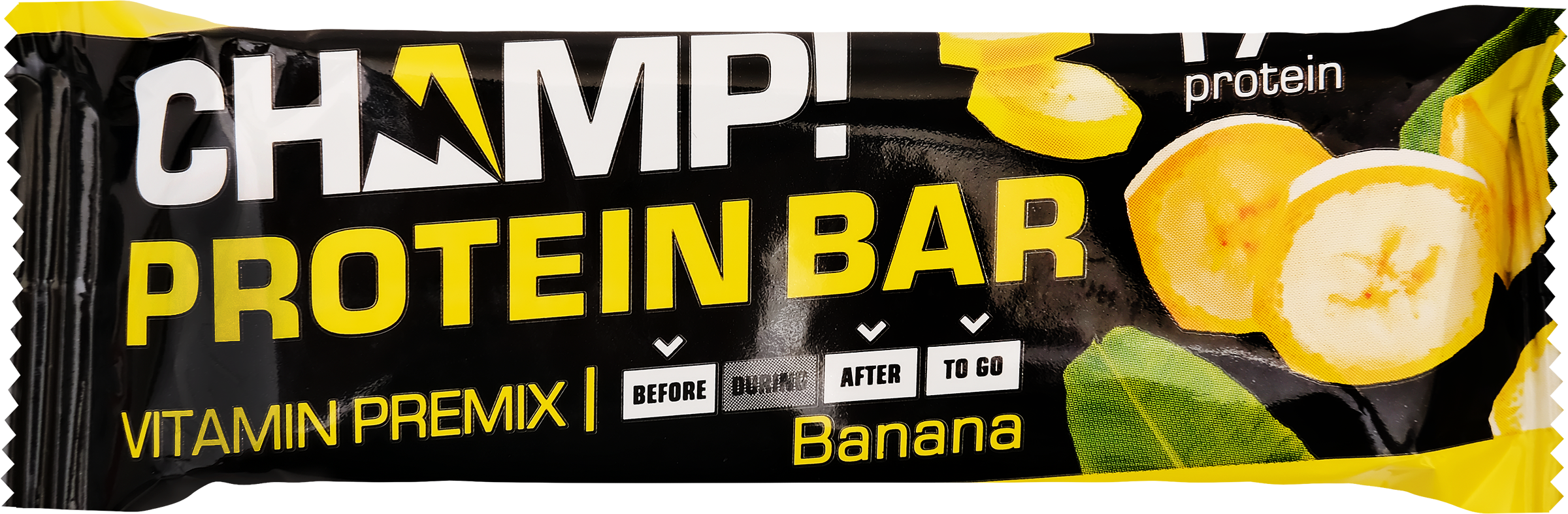 Изображение товара Батончик протеиновый ЛЕОВИТ Champ Банановый 45 г - вкусный перекус