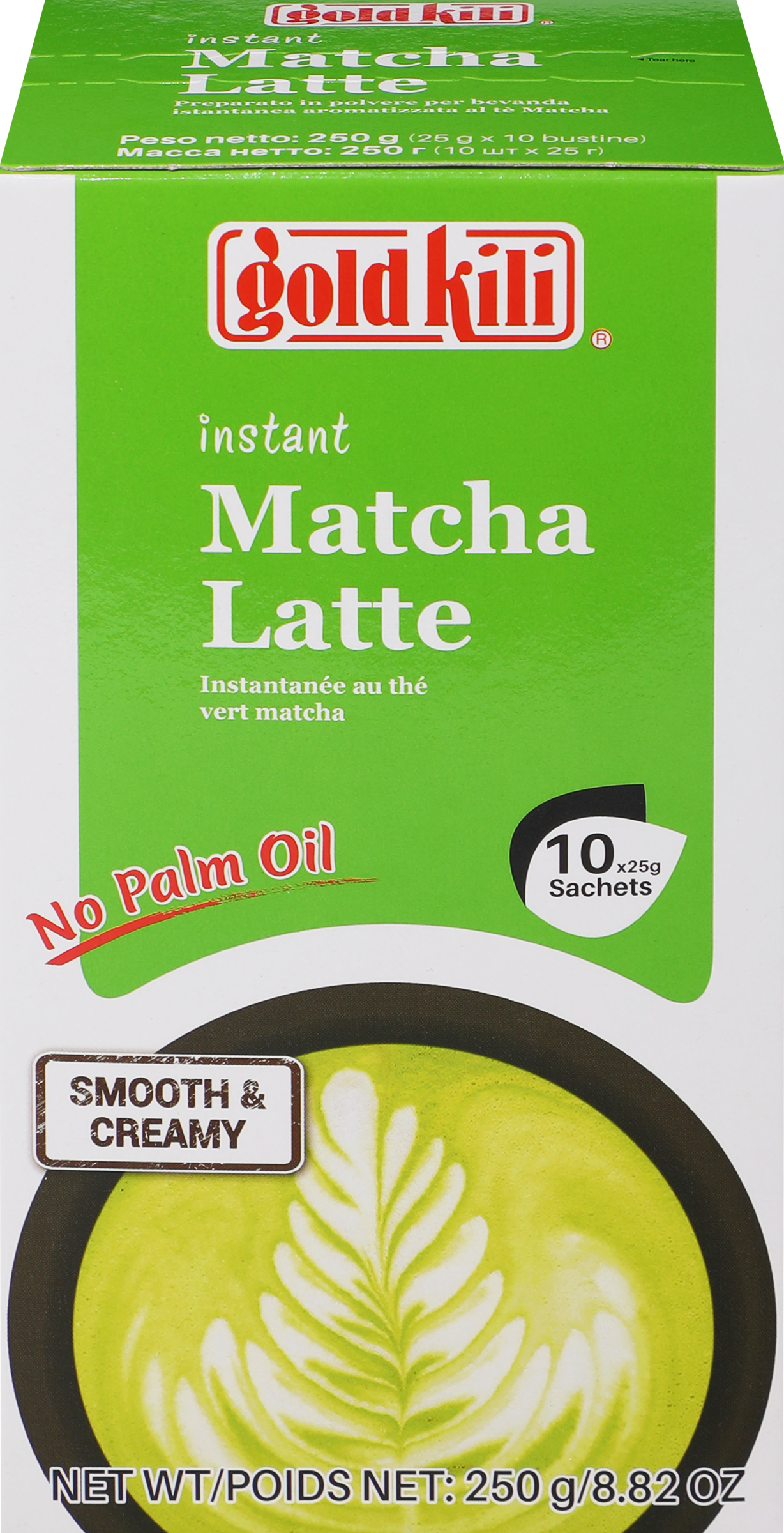 Изображение товара Чайный растворимый напиток GOLD KILI Матча Латте 250г