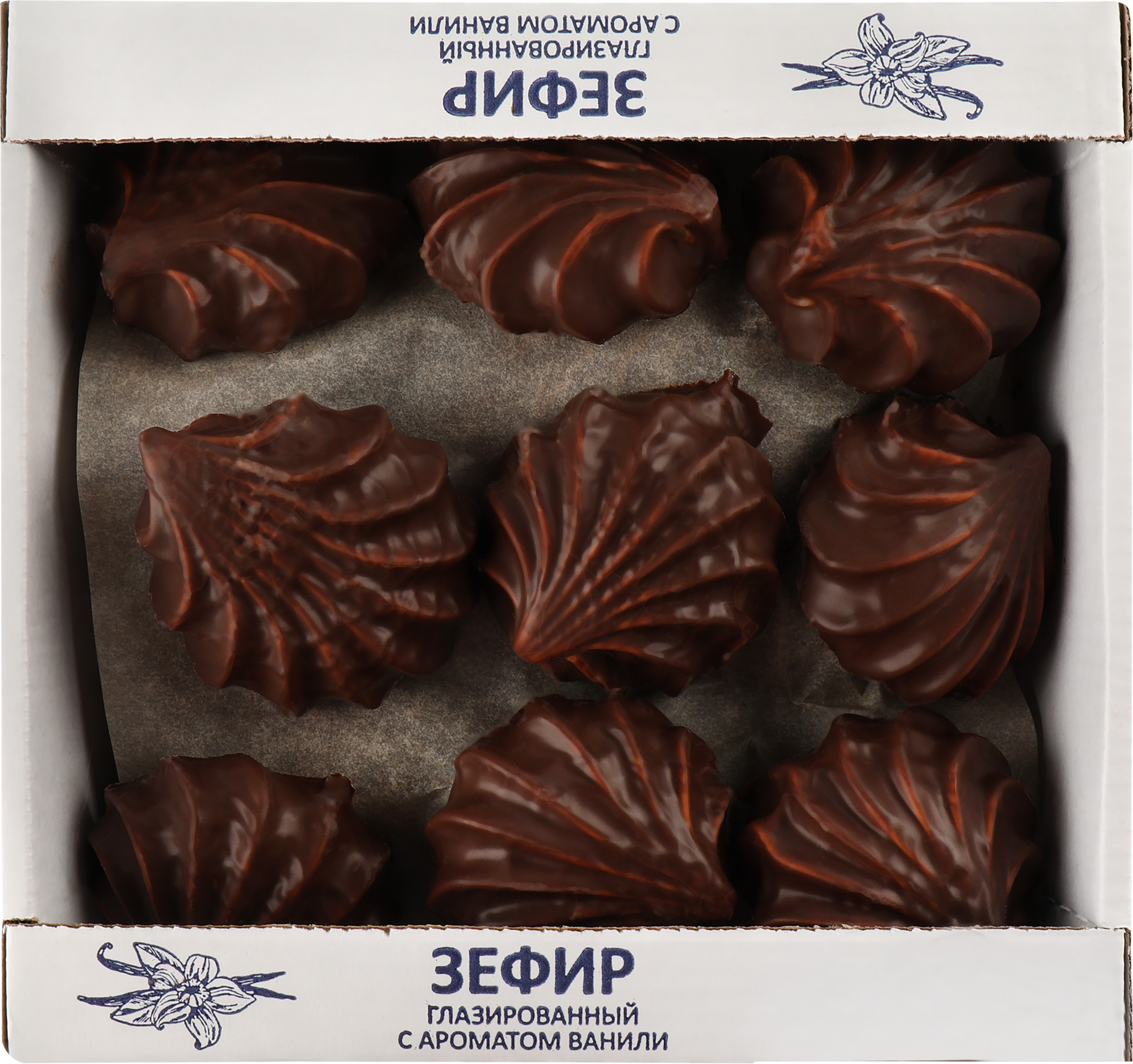 Изображение товара Глазированный зефир BONVIDA с ванилью 570г - вкусное натуральное лакомство