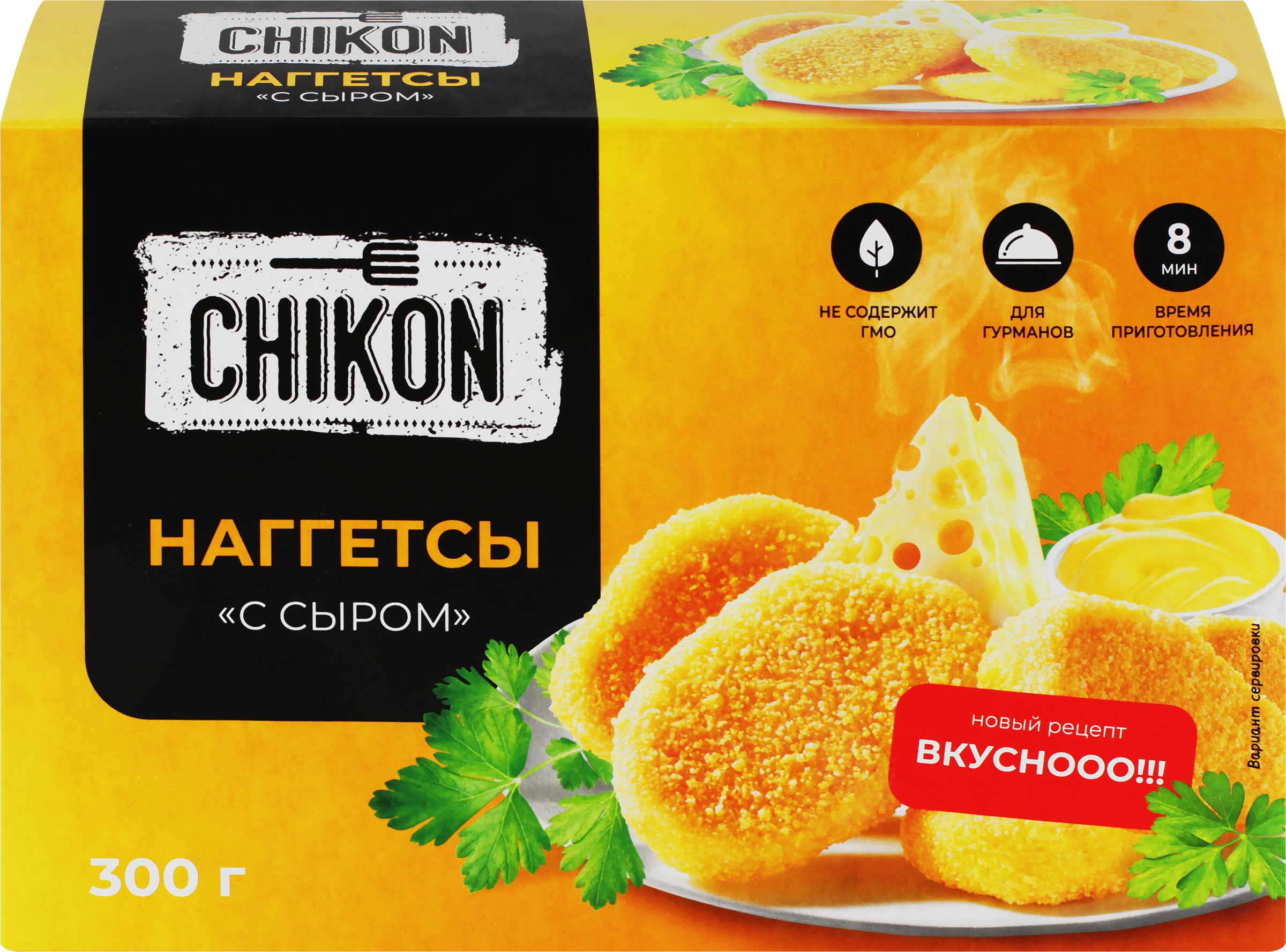 Изображение товара Наггетсы CHIKON с сыром, 300г