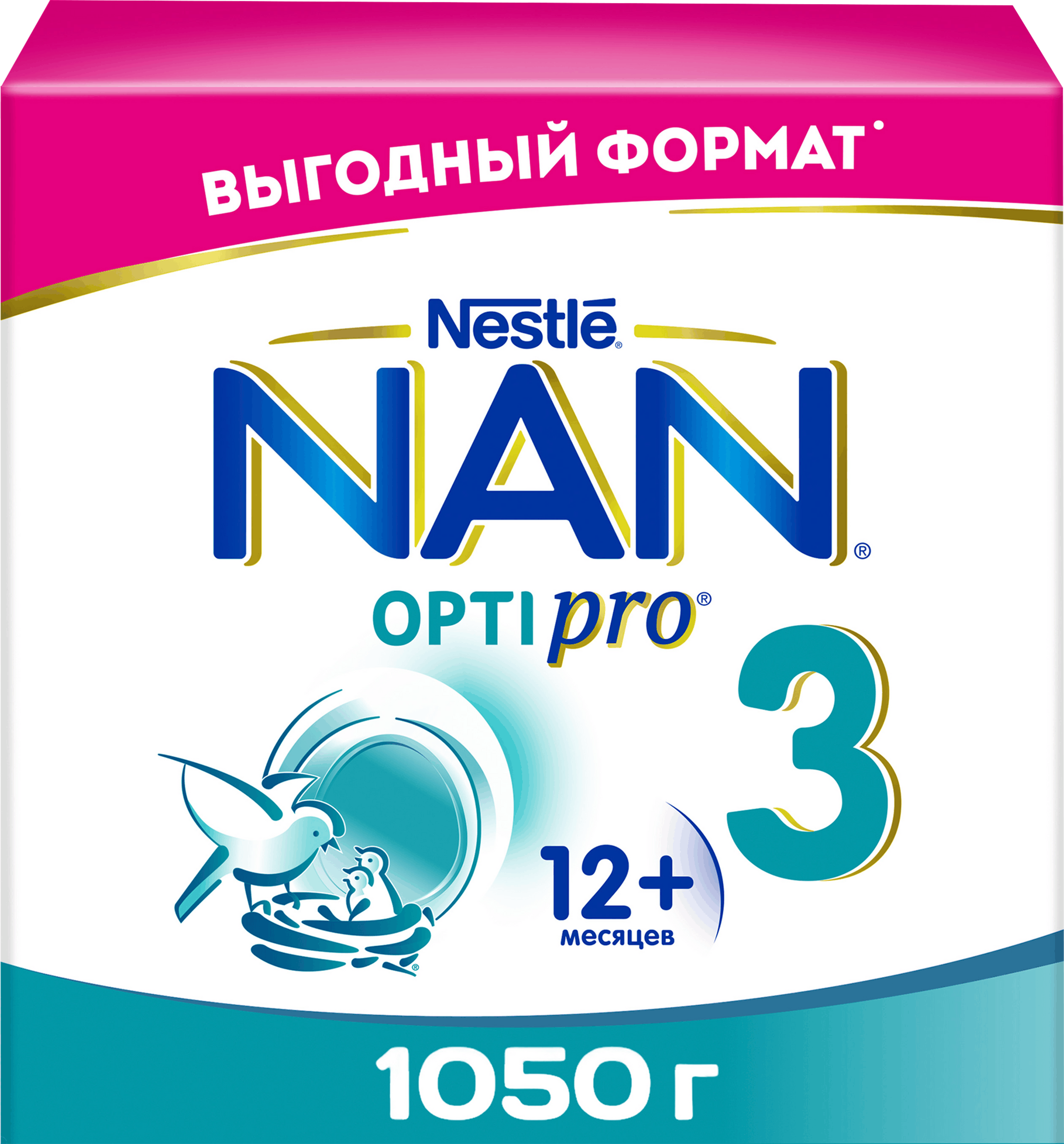 Изображение товара Детское молочко NAN 3 OptiPro с 12 месяцев, сбалансированное питание