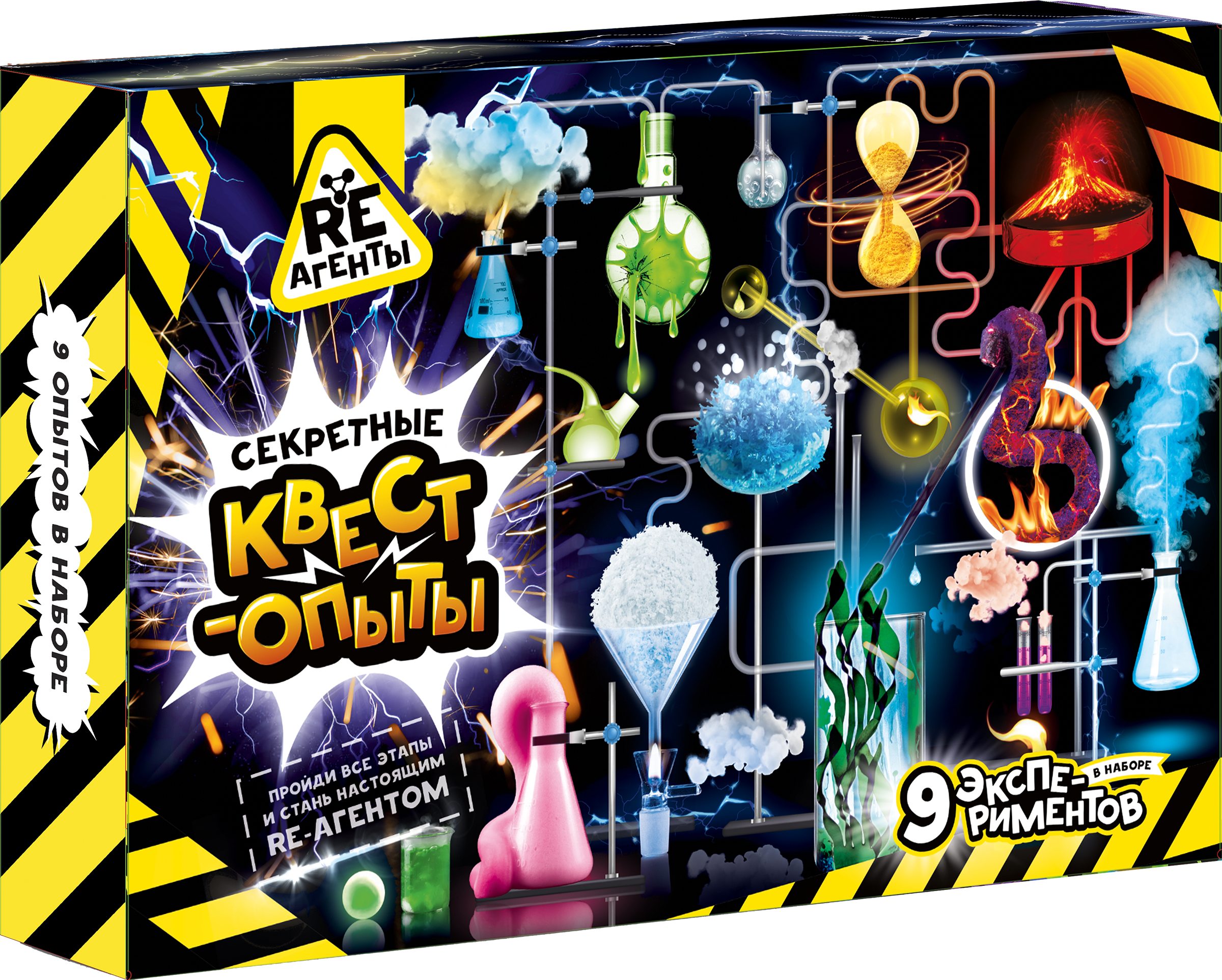 Изображение товара Игровой набор RE-АГЕНТЫ Лаборатория Менделеева для детей 3+ развитие науки
