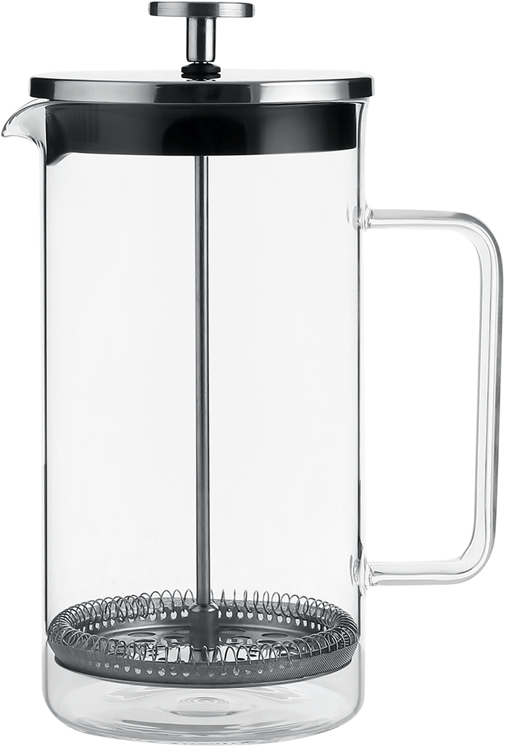 Изображение товара Френч-пресс HOMECLUB Crystal 1л стекло нержавеющая сталь для заваривания напитков