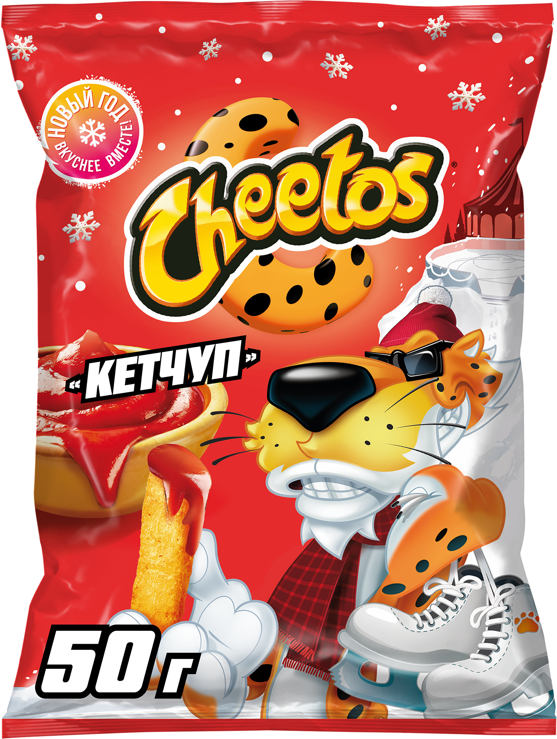 Изображение товара Кукурузные снеки CHEETOS Кетчуп 50г мягкая упаковка