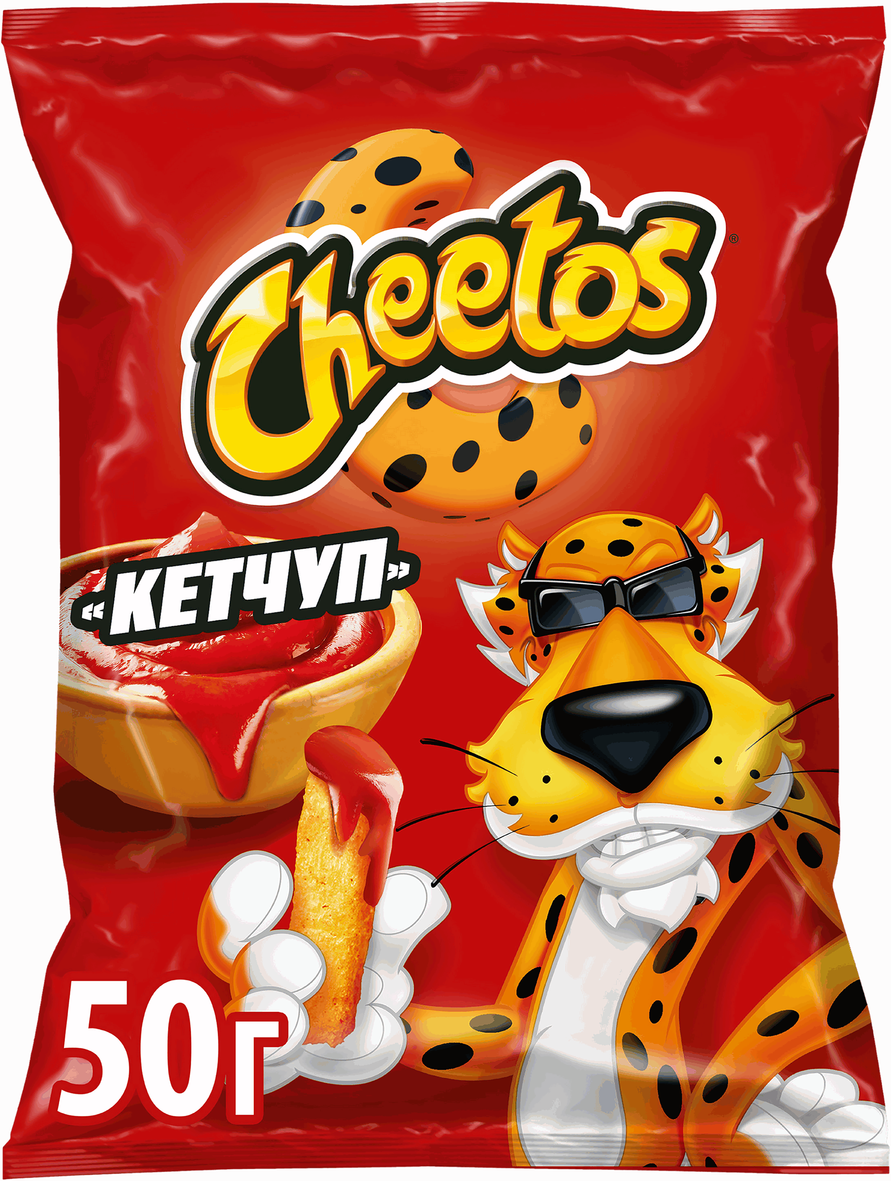 Изображение товара Кукурузные снеки CHEETOS Кетчуп 50г мягкая упаковка