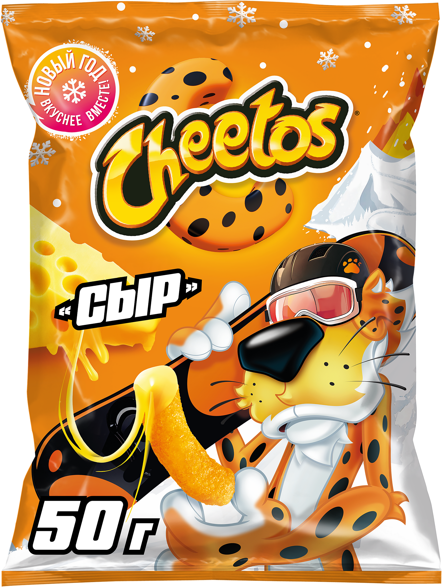 Изображение товара Снеки кукурузные CHEETOS Сыр 50г вкусный и хрустящий перекус