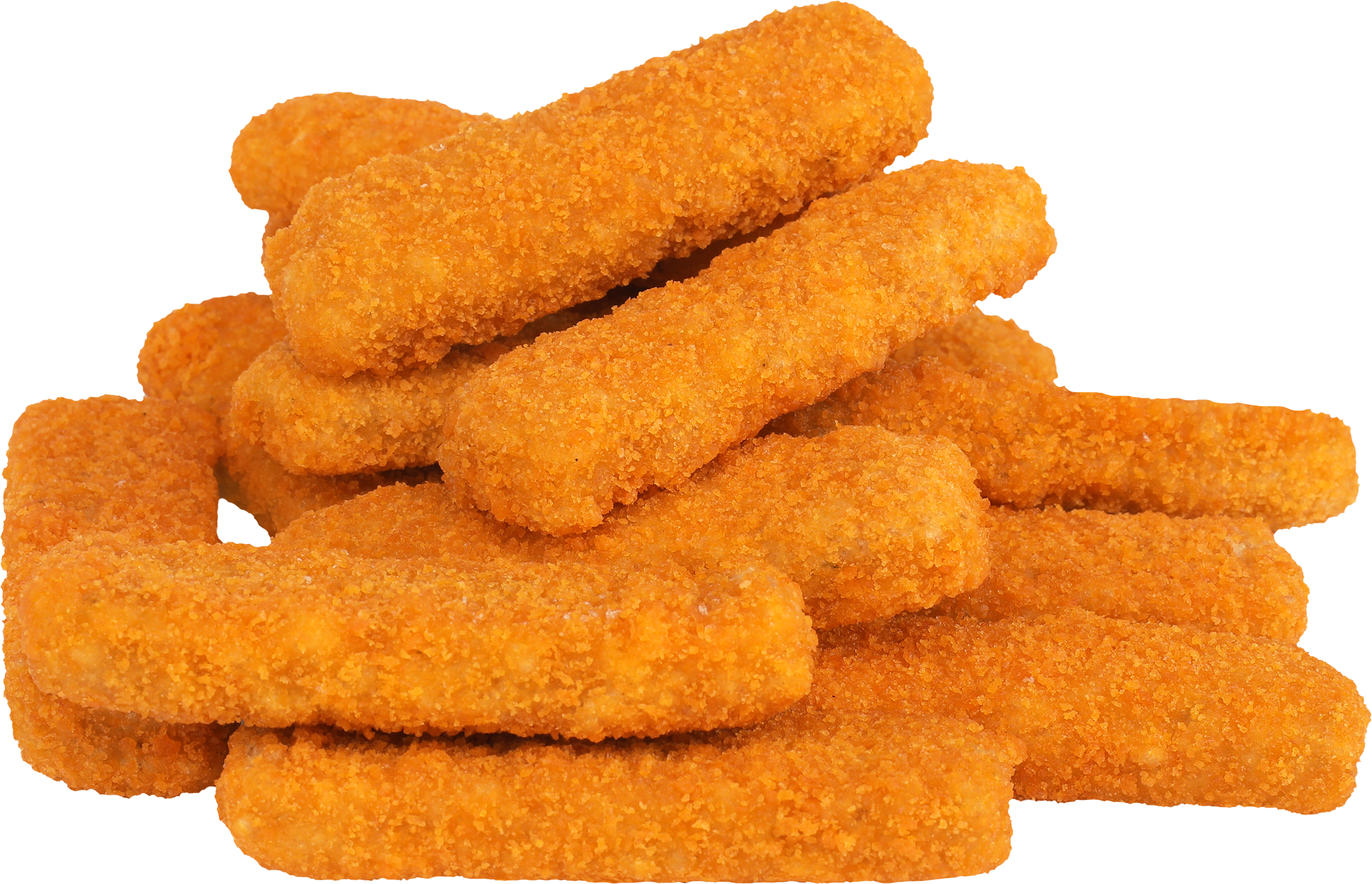 Изображение товара Рыбные палочки из фарша минтая замороженные, обжаренные в панировке, весовые