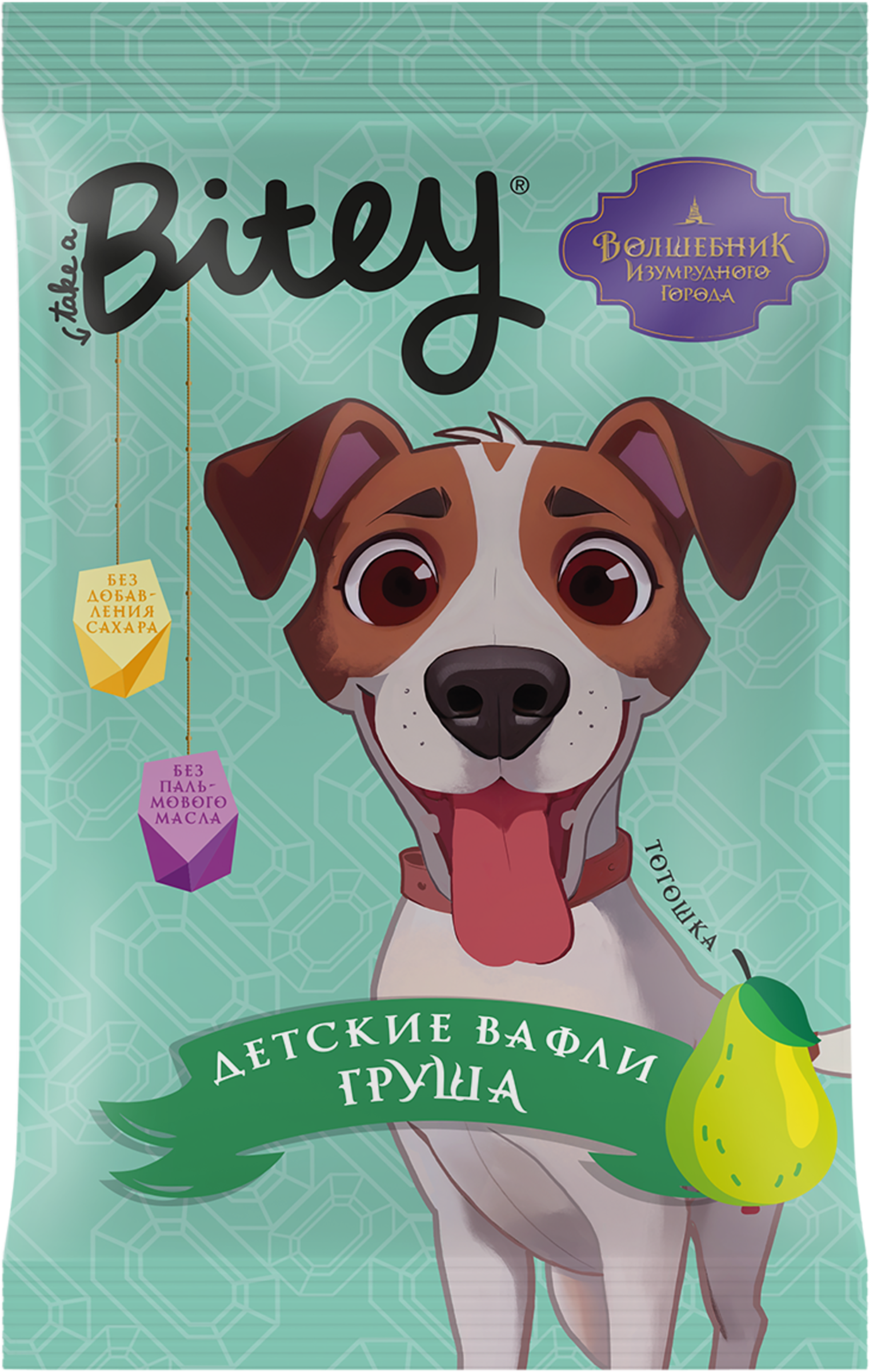 Изображение товара Вафли TAKE A BITEY Груша-брокколи, с 3 лет, 35г