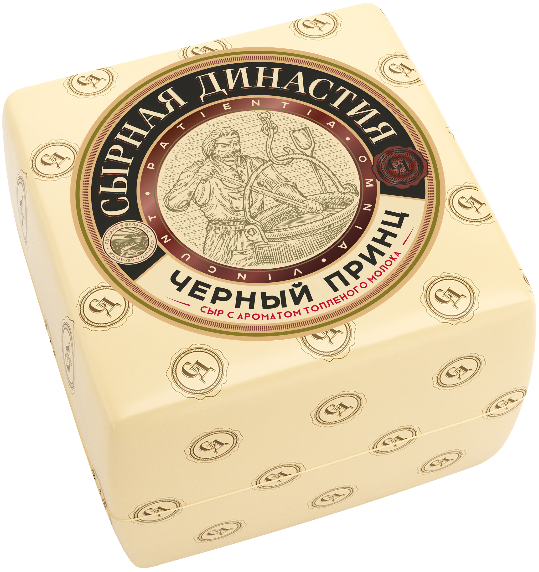 Изображение товара Сыр СЫРНАЯ ДИНАСТИЯ Черный принц с аромат топленого молока 50%, без змж, весовой
