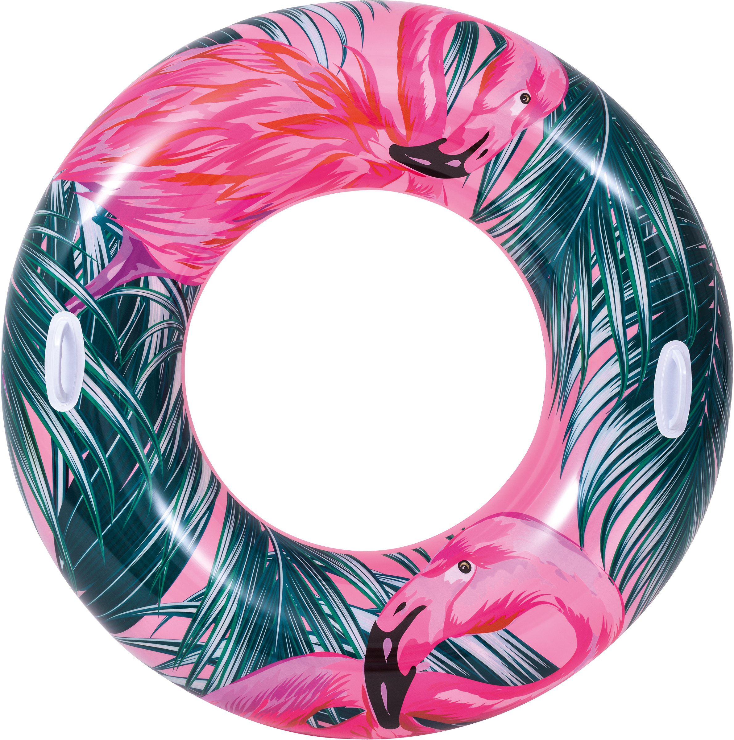 Изображение товара Круг для плавания надувной SUNCLUB Тропики d=115см, с ручками, Арт. 37598