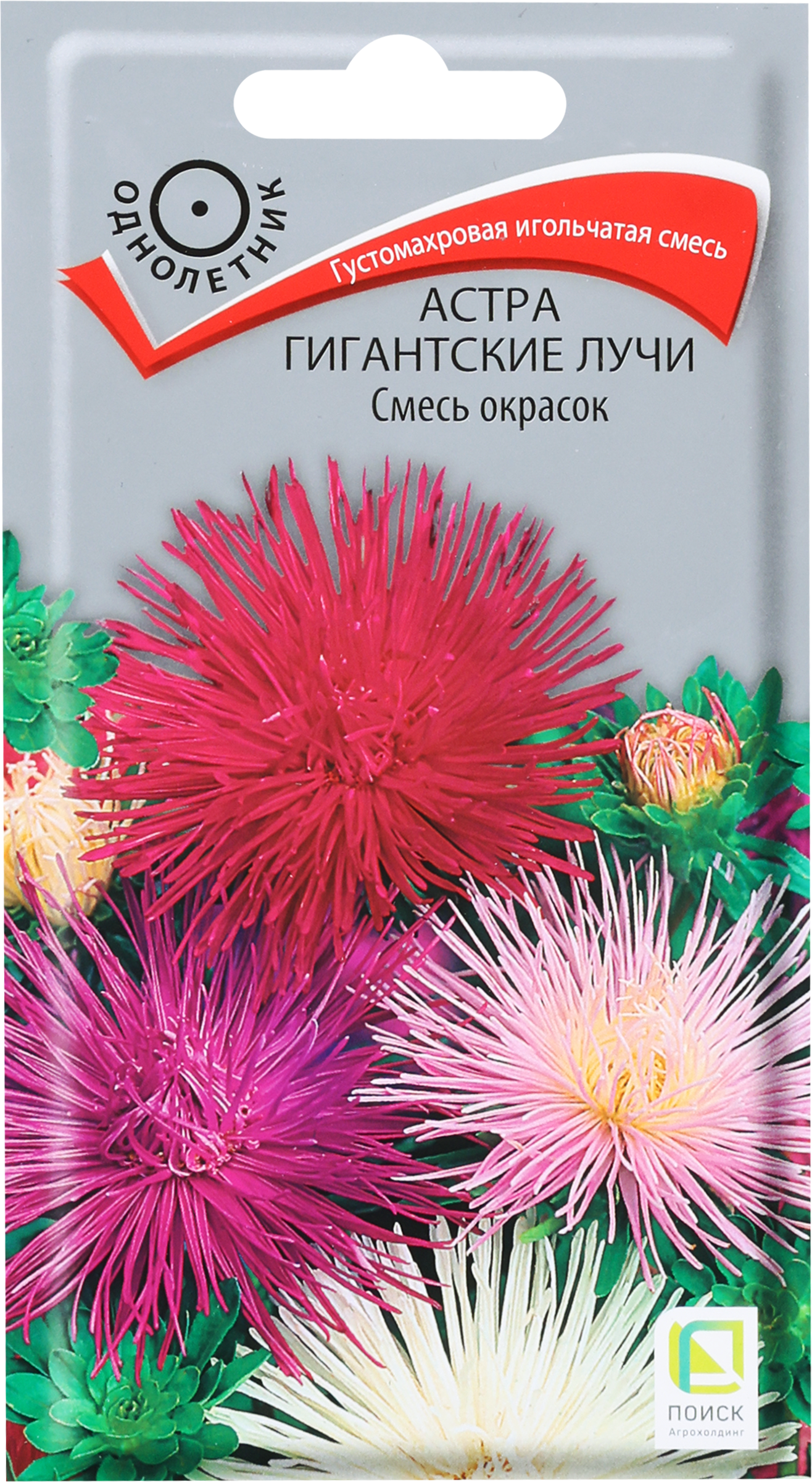 Изображение товара Семена ПОИСК Астра Гигантские лучи, смесь, 0,3г