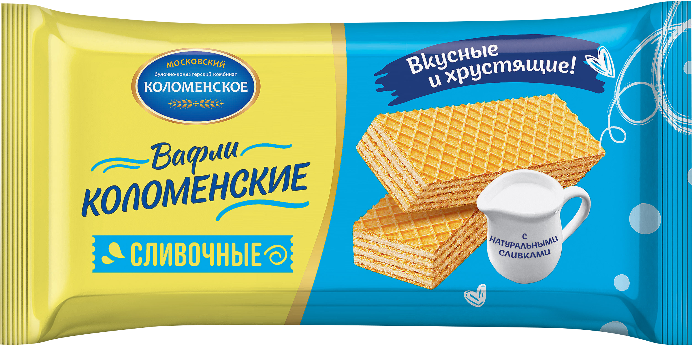 Изображение товара Вафли КОЛОМЕНСКОЕ Сливочные традиционные, 200г