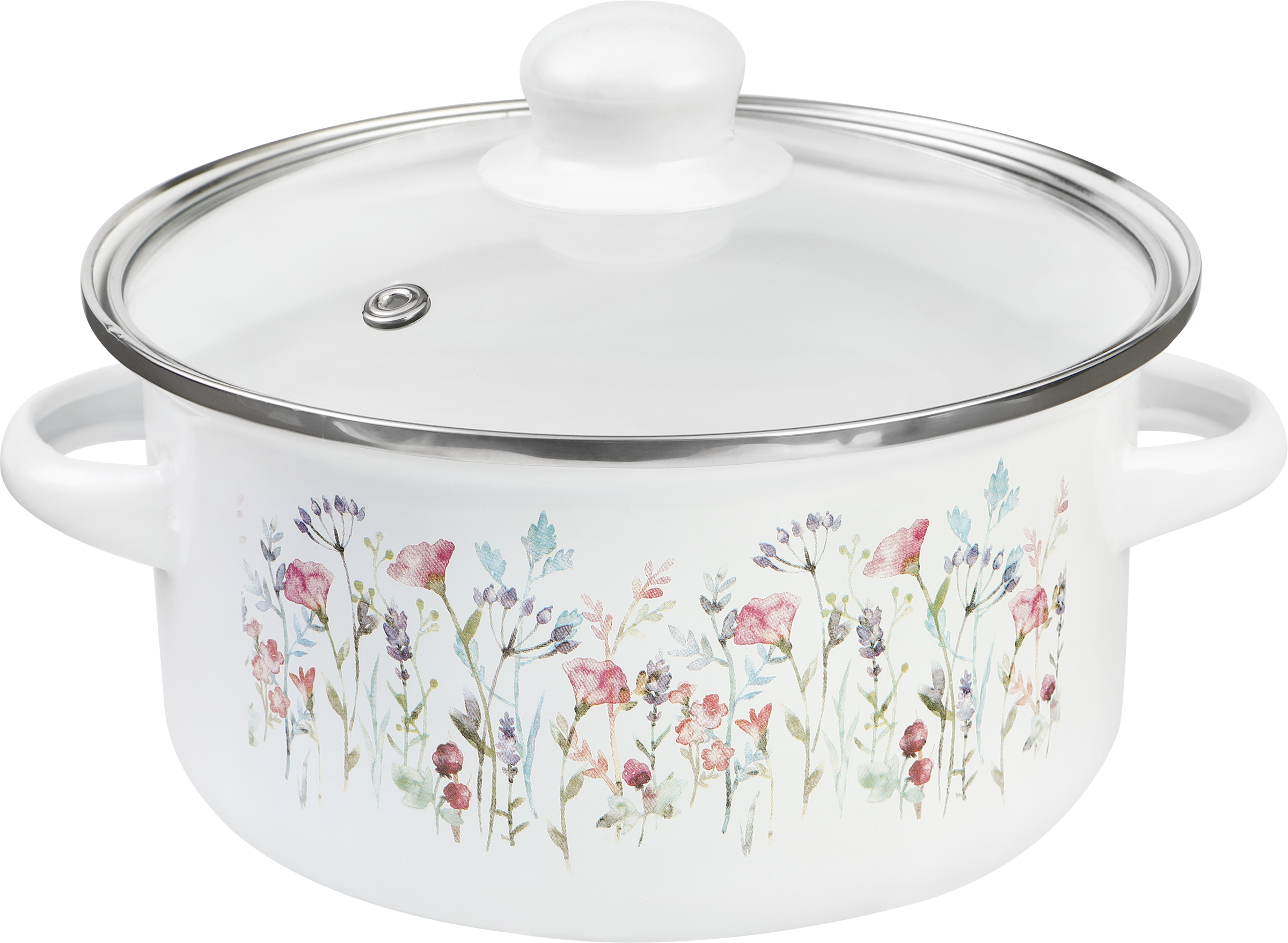 Изображение товара Кастрюля HOMECLUB Enamel 1.9л с деколью из Китая