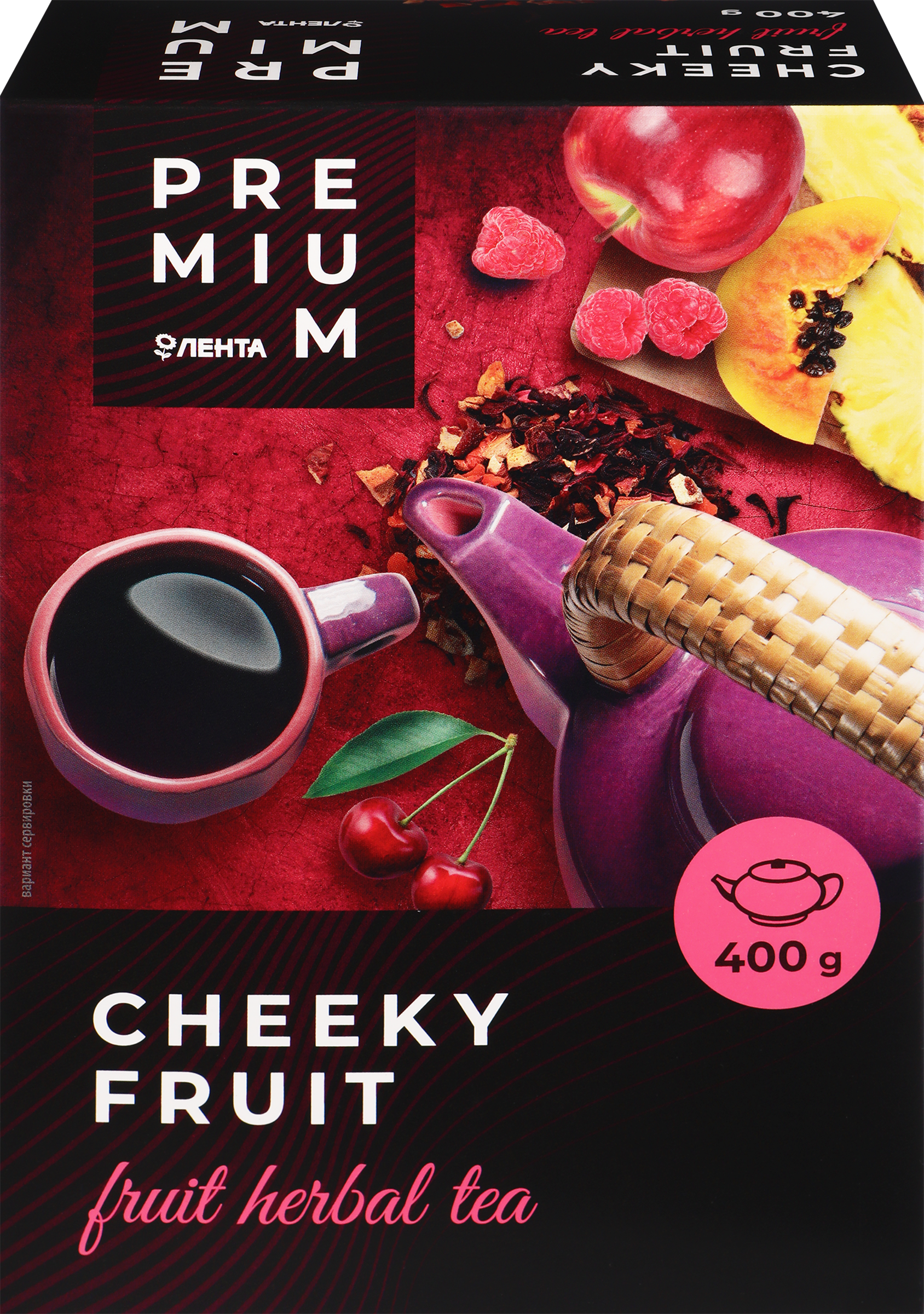 Изображение товара Напиток чайный ЛЕНТА PREMIUM Наглый фрукт - 400г, листовой чай