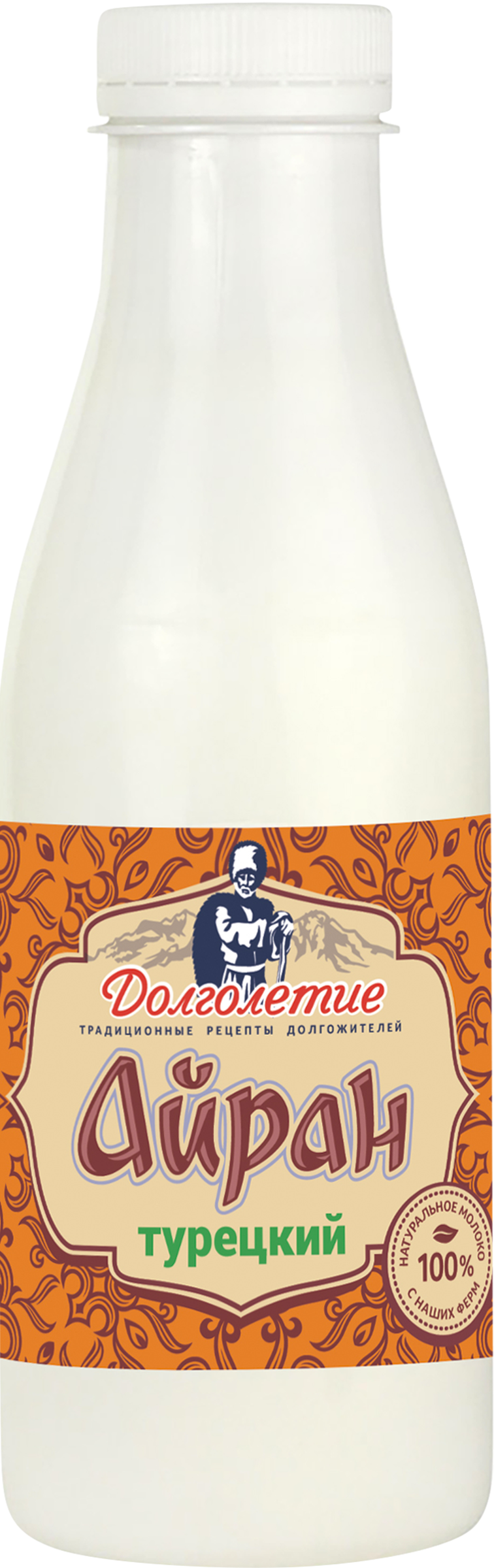 Изображение товара Айран ДОЛГОЛЕТИЕ Турецкий 1,8%, без змж, 500г