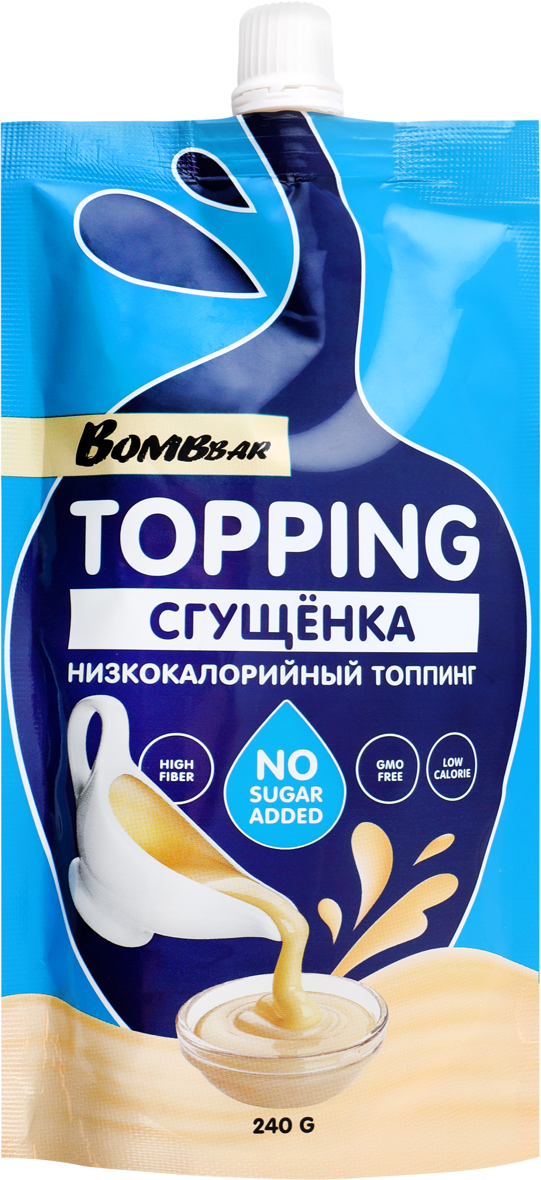 Изображение товара Соус BOMBBAR Сгущенка 240г - без сахара и ГМО
