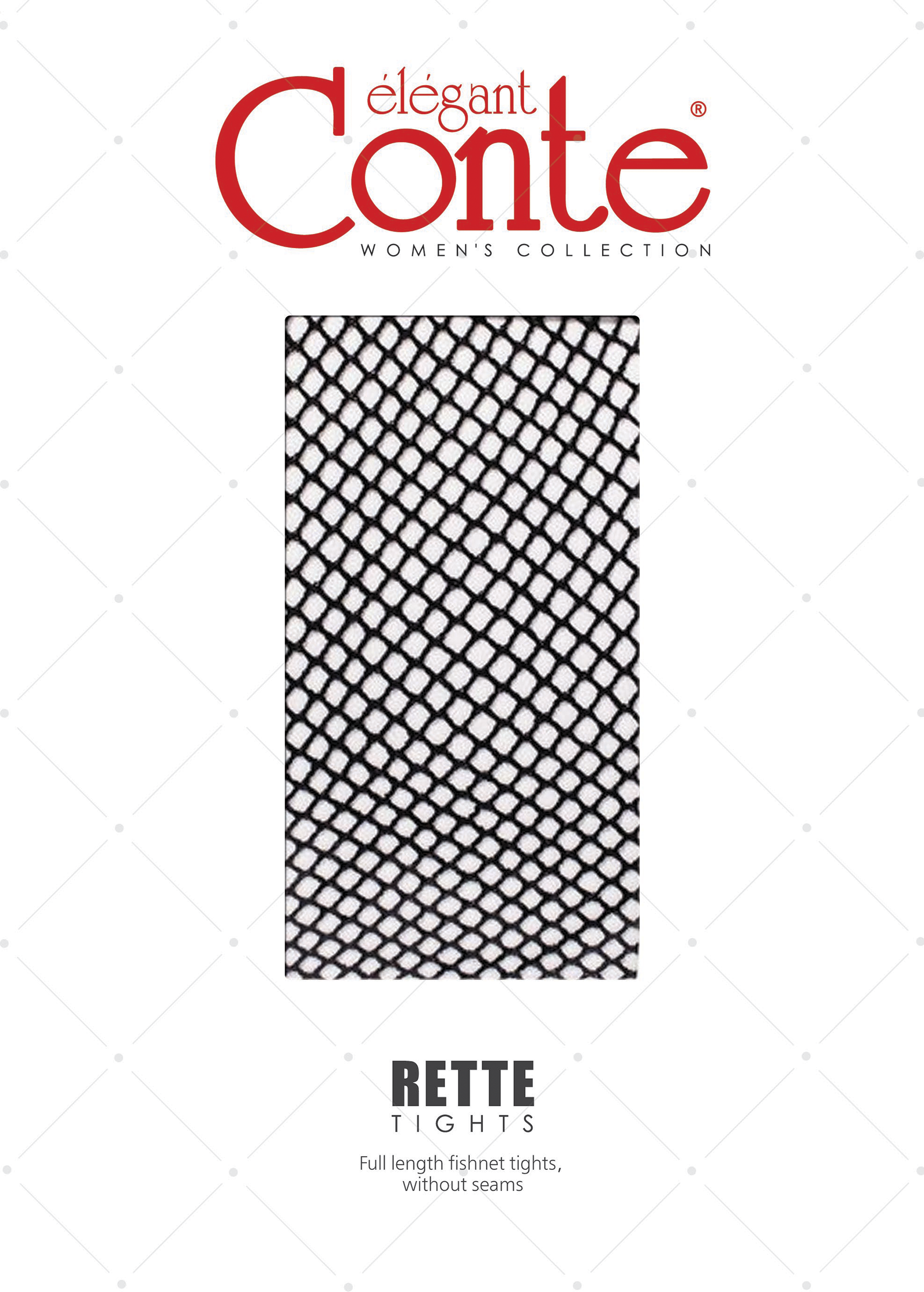 Изображение товара Женские колготки CONTE Elegant rette medium natural 2, эластичные, сетка, 2 размер