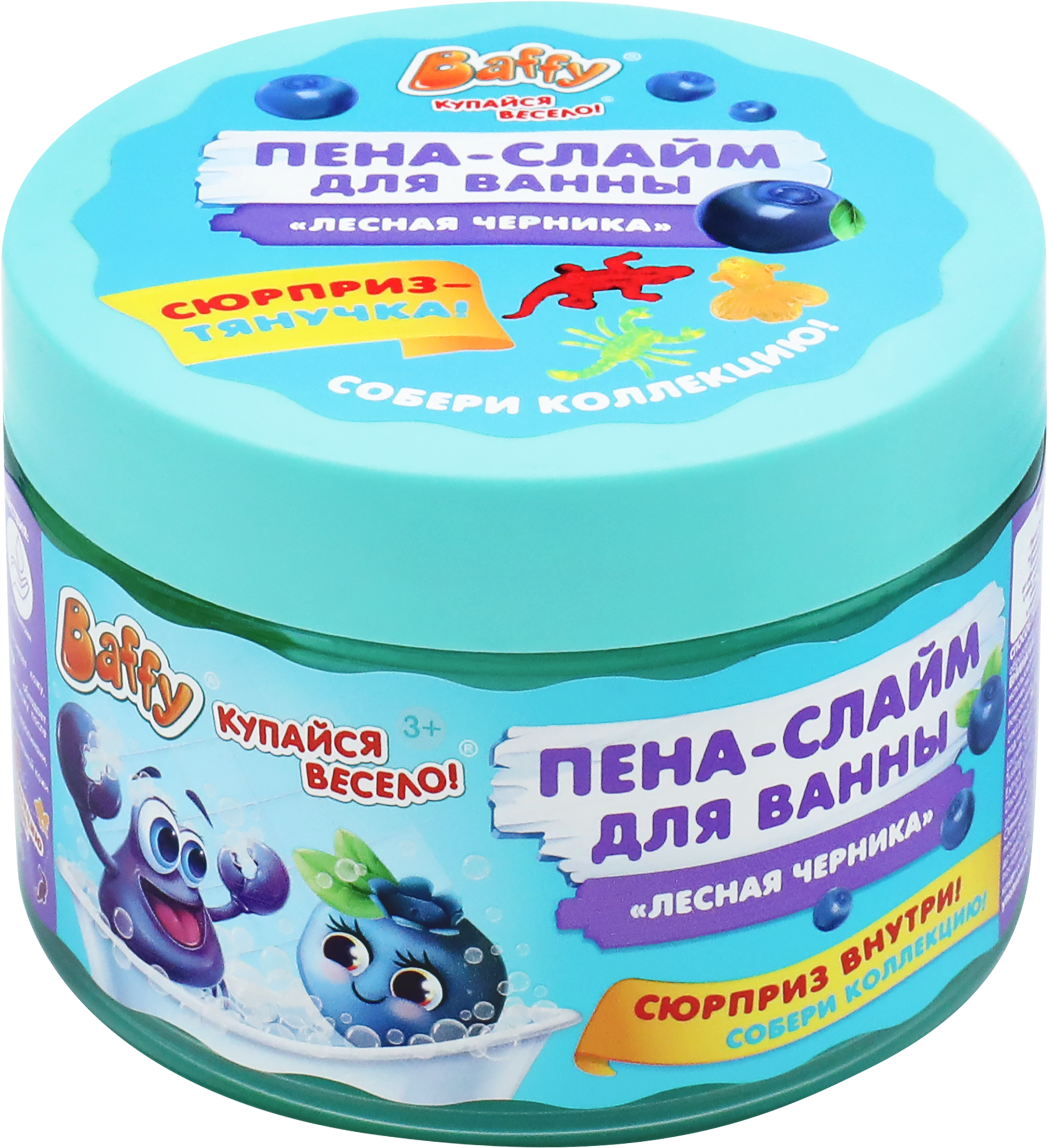 Изображение товара Пена-слайм BAFFY для развлечения детей в ванной с сюрпризом