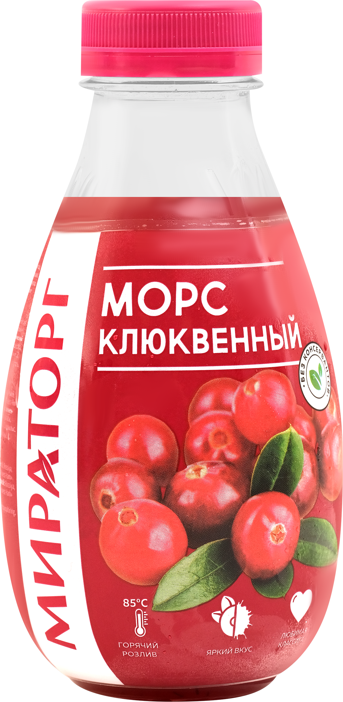 Изображение товара Морс МИРАТОРГ Клюквенный, 370мл