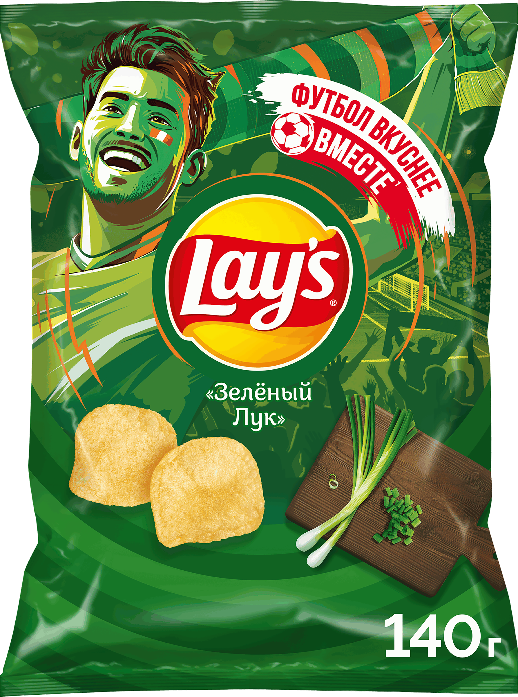 Изображение товара Чипсы картофельные LAY'S Молодой зеленый лук 140г