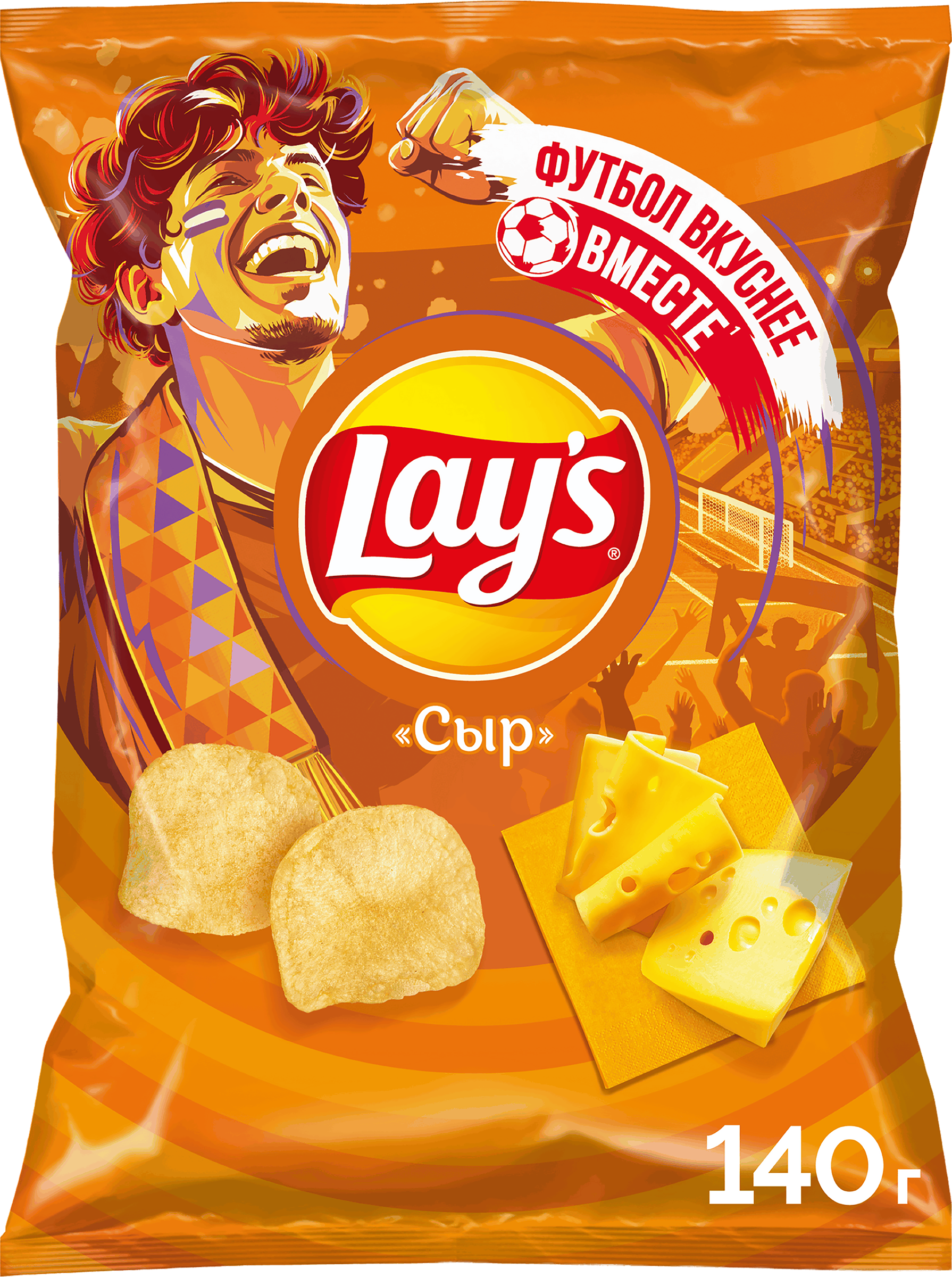 Изображение товара Чипсы картофельные LAY'S Сыр, 140г - популярная закуска