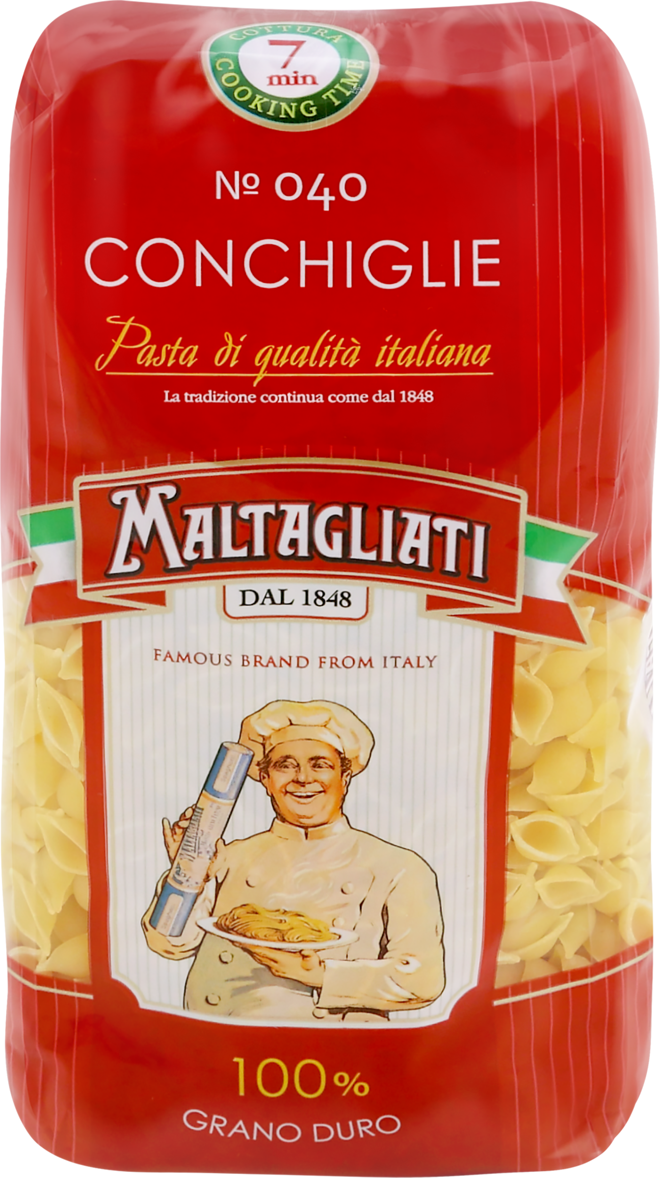 Изображение товара Макароны MALTAGLIATI Conchiglie № 040, 450г